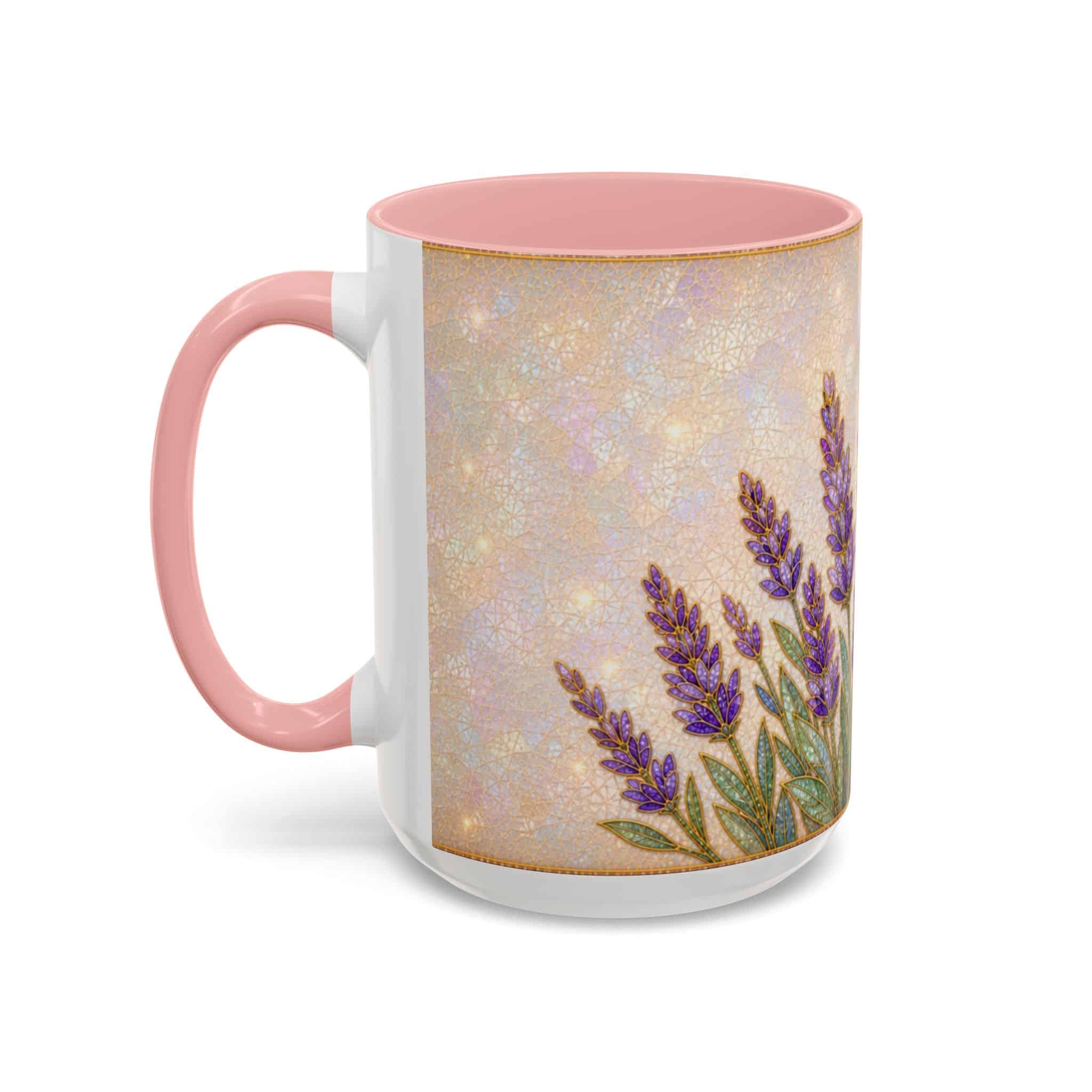Lavender Field Accent Coffee Mug – Floral 11/15oz Ceramic Gift - Image 39