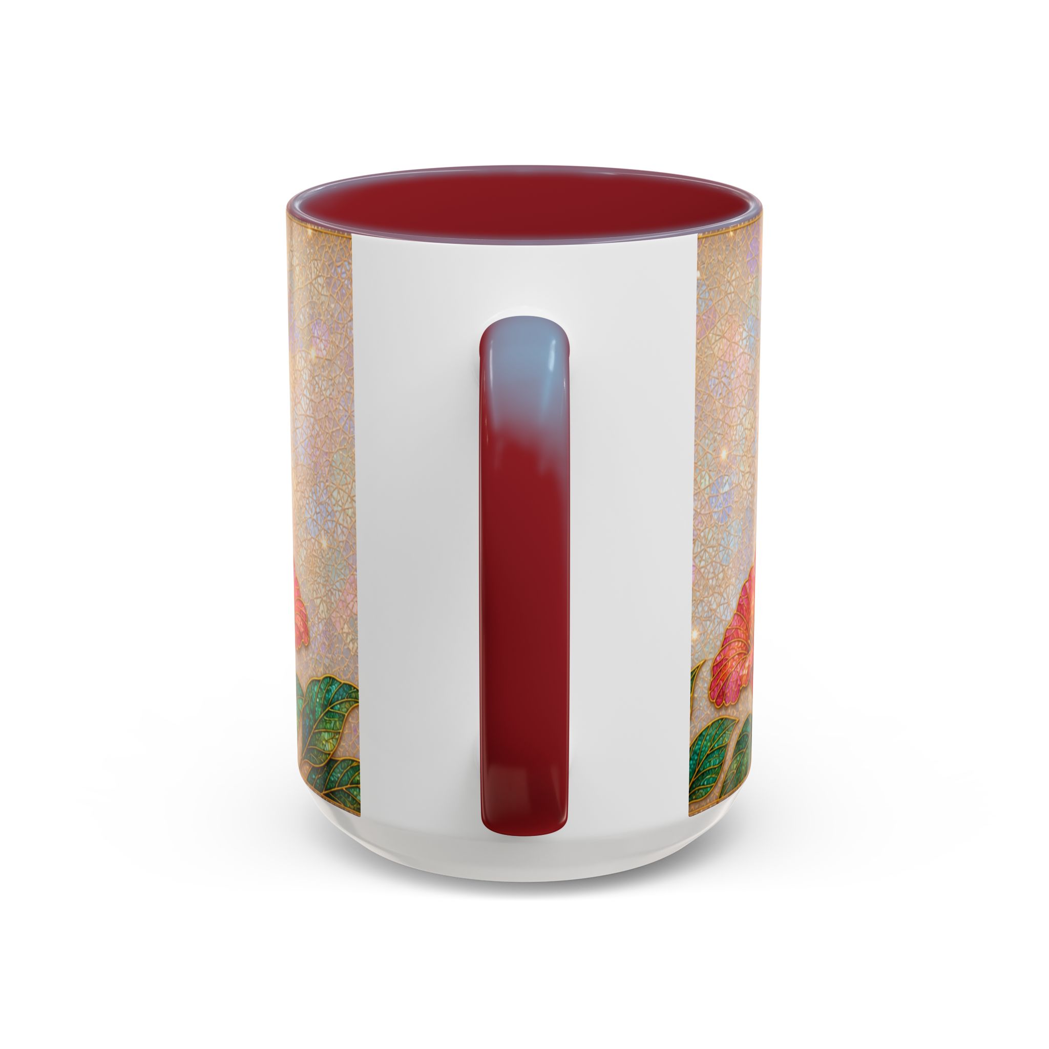 Hummingbird Floral Accent Coffee Mug – 11/15oz Ceramic - Image 4