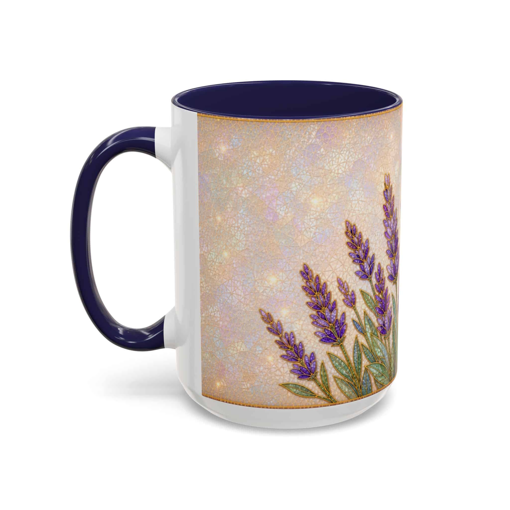 Lavender Field Accent Coffee Mug – Floral 11/15oz Ceramic Gift - Image 33