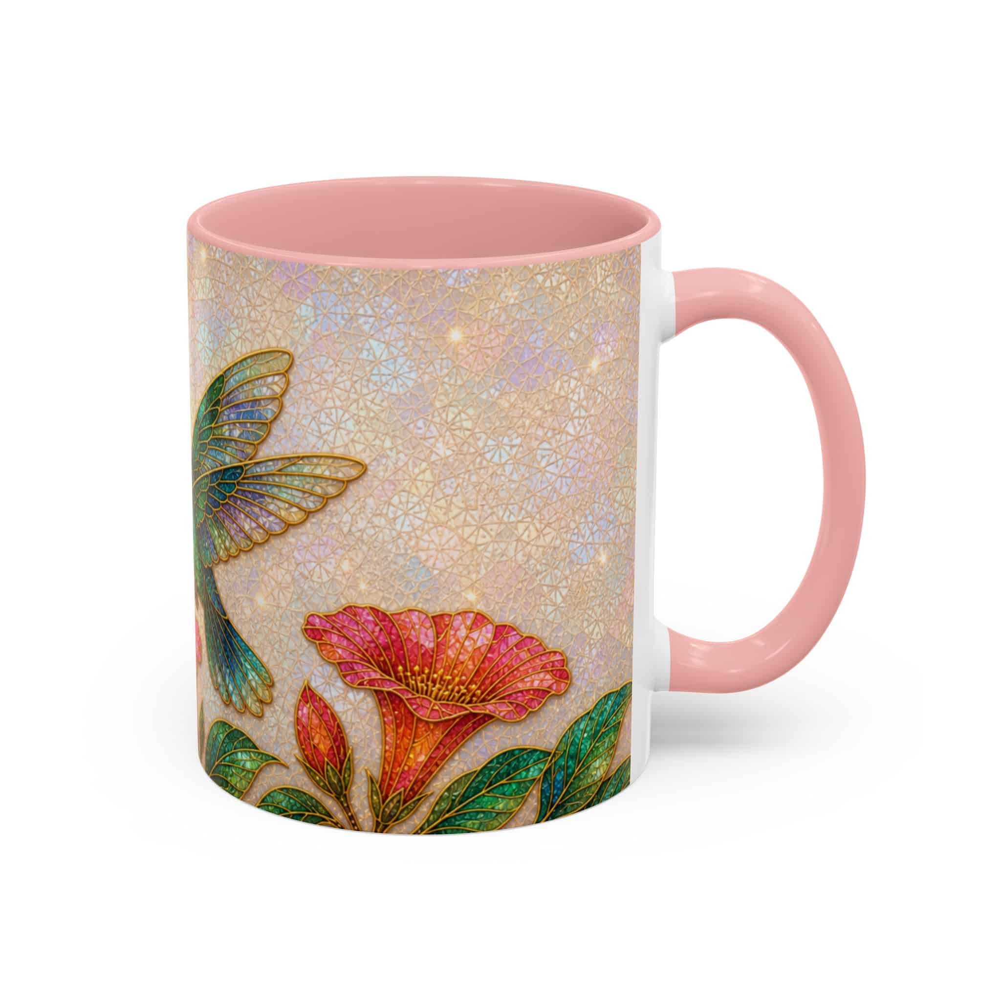 Hummingbird Floral Accent Coffee Mug – 11/15oz Ceramic - Image 20