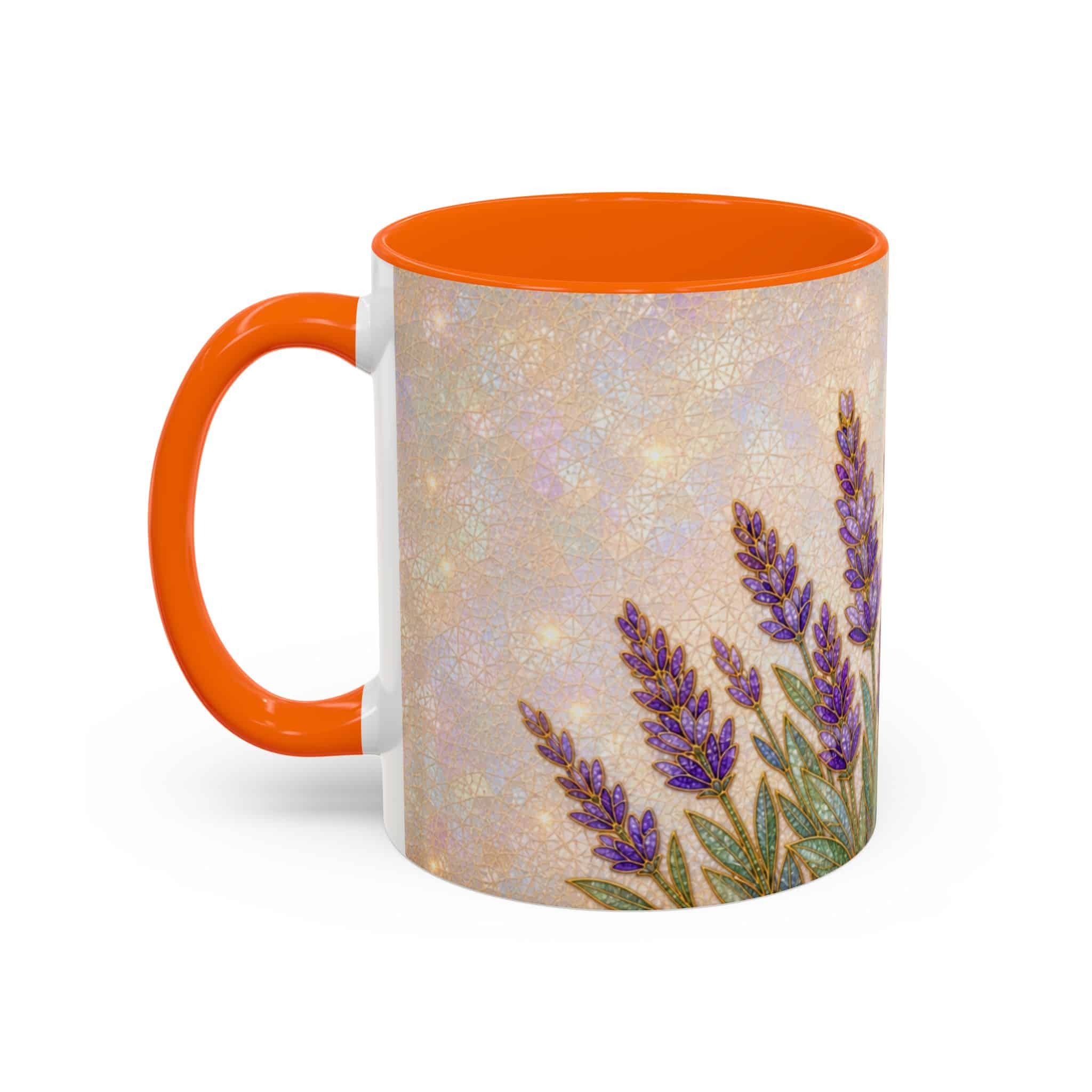 Lavender Field Accent Coffee Mug – Floral 11/15oz Ceramic Gift - Image 63