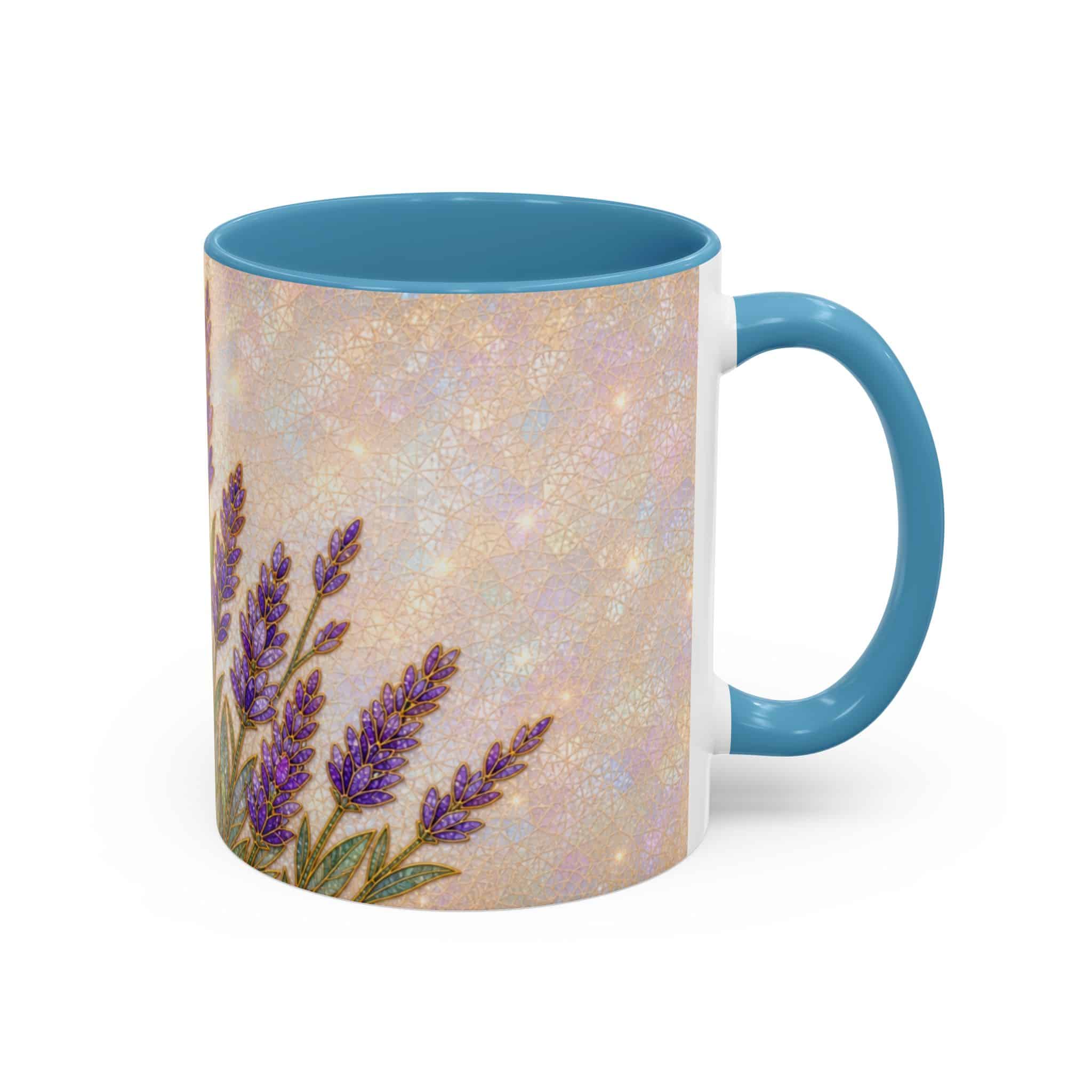 Lavender Field Accent Coffee Mug – Floral 11/15oz Ceramic Gift - Image 50