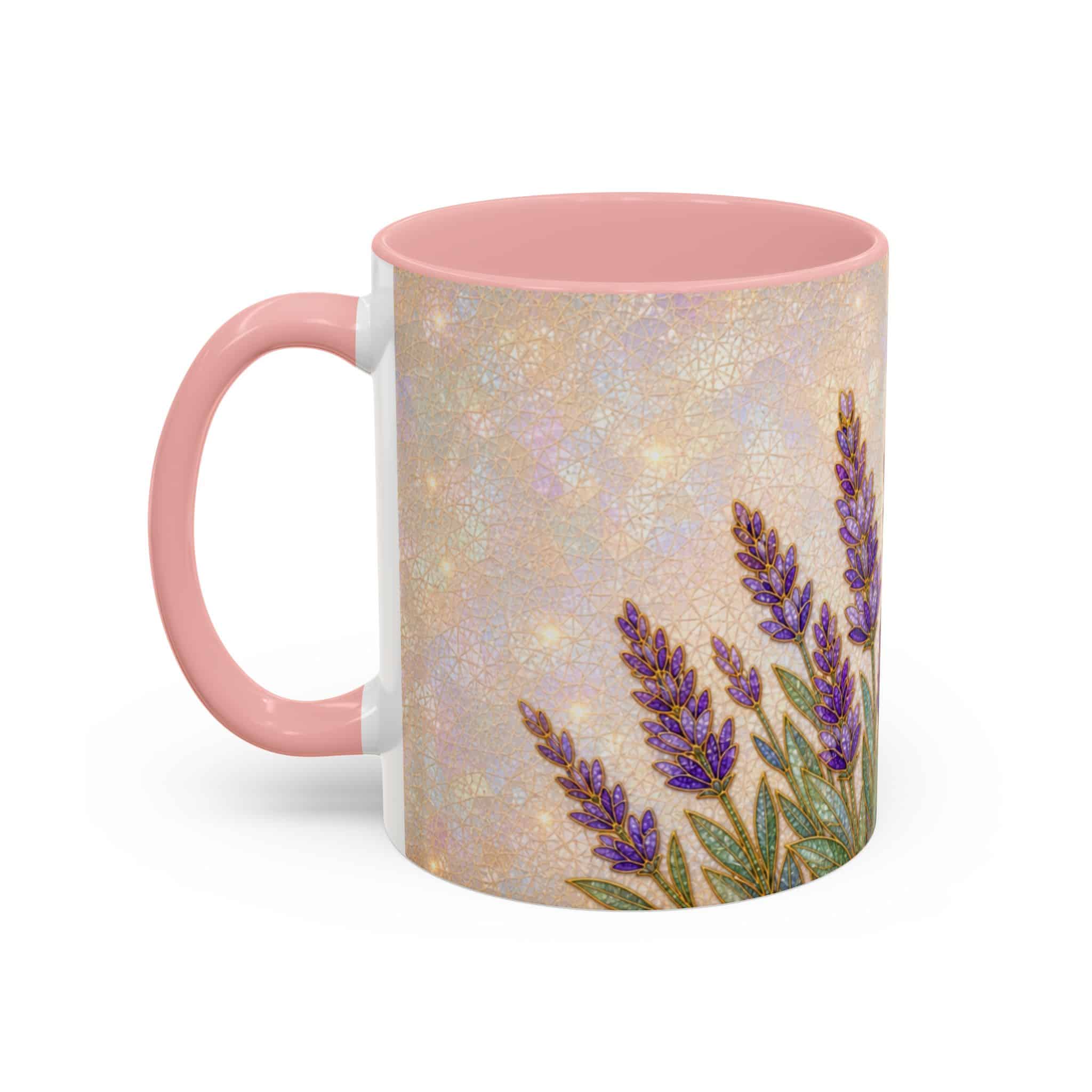 Lavender Field Accent Coffee Mug – Floral 11/15oz Ceramic Gift - Image 15
