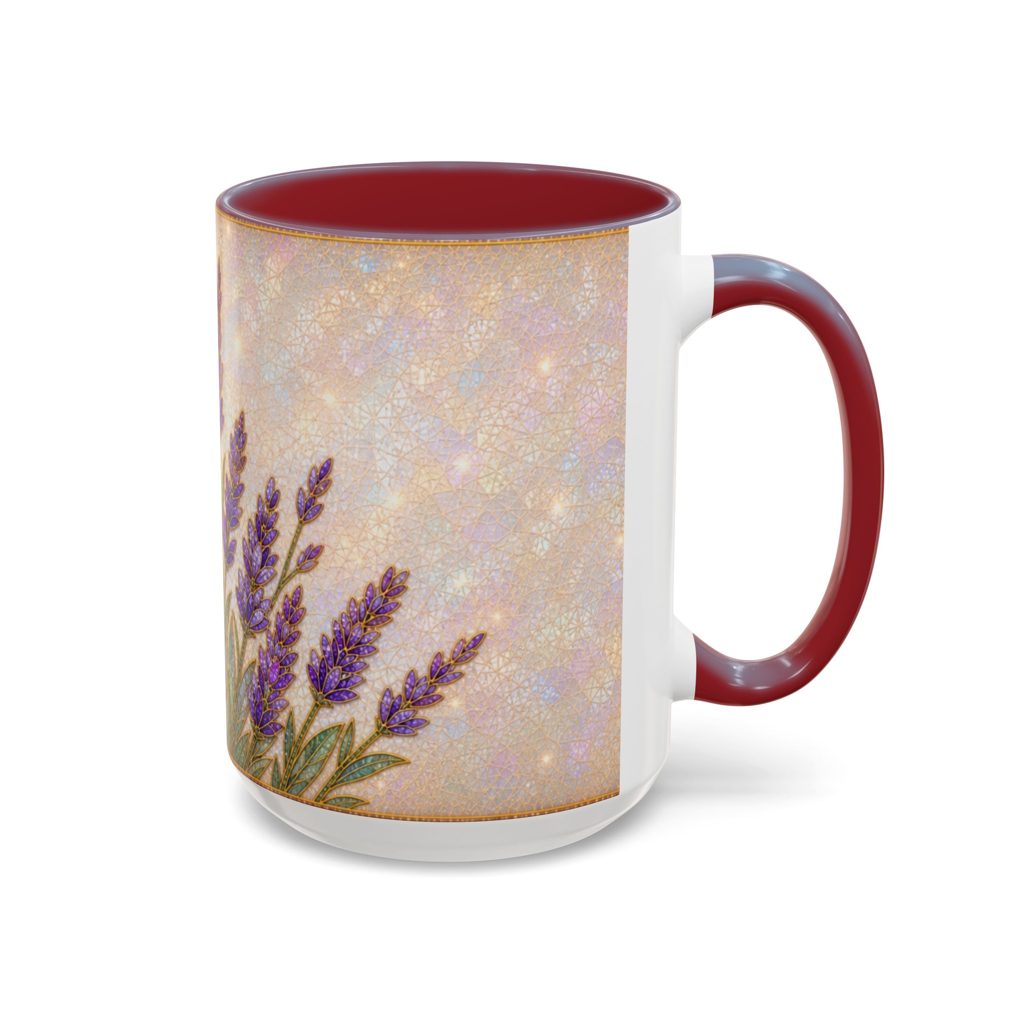 Lavender Field Accent Coffee Mug – Floral 11/15oz Ceramic Gift - Image 122