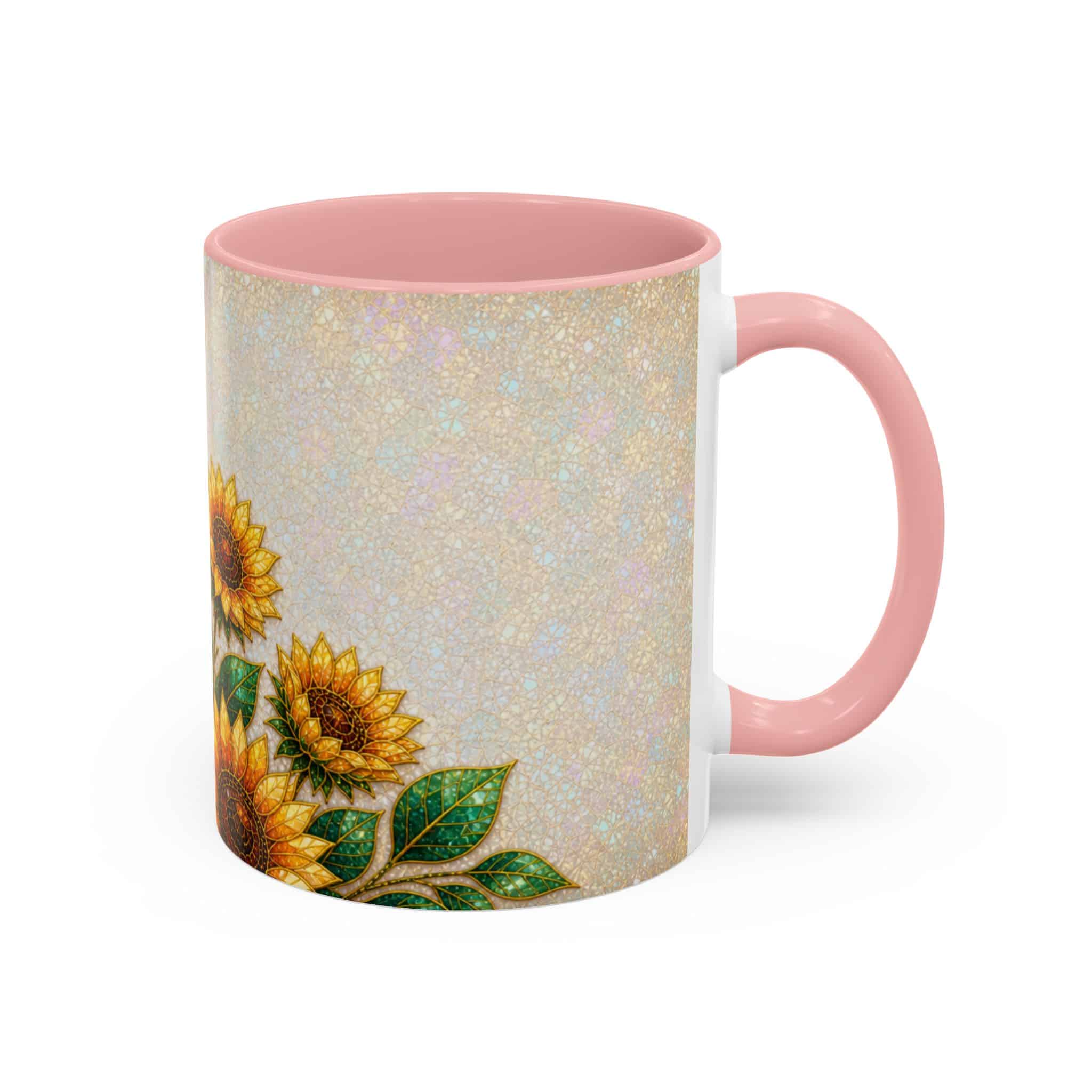 Sunflower Accent Coffee Mug – Floral Kitchen Gift (11/15 oz) - Image 20