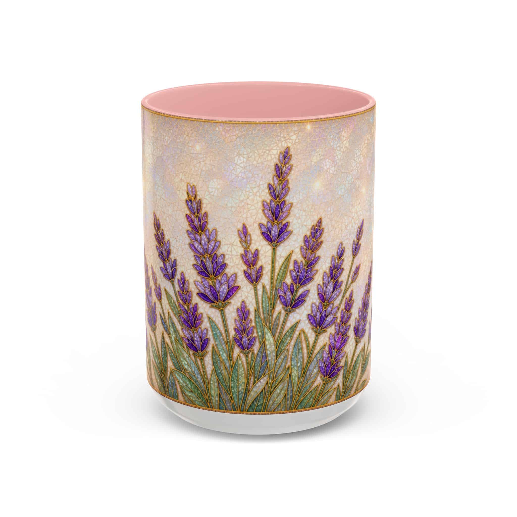 Lavender Field Accent Coffee Mug – Floral 11/15oz Ceramic Gift - Image 37