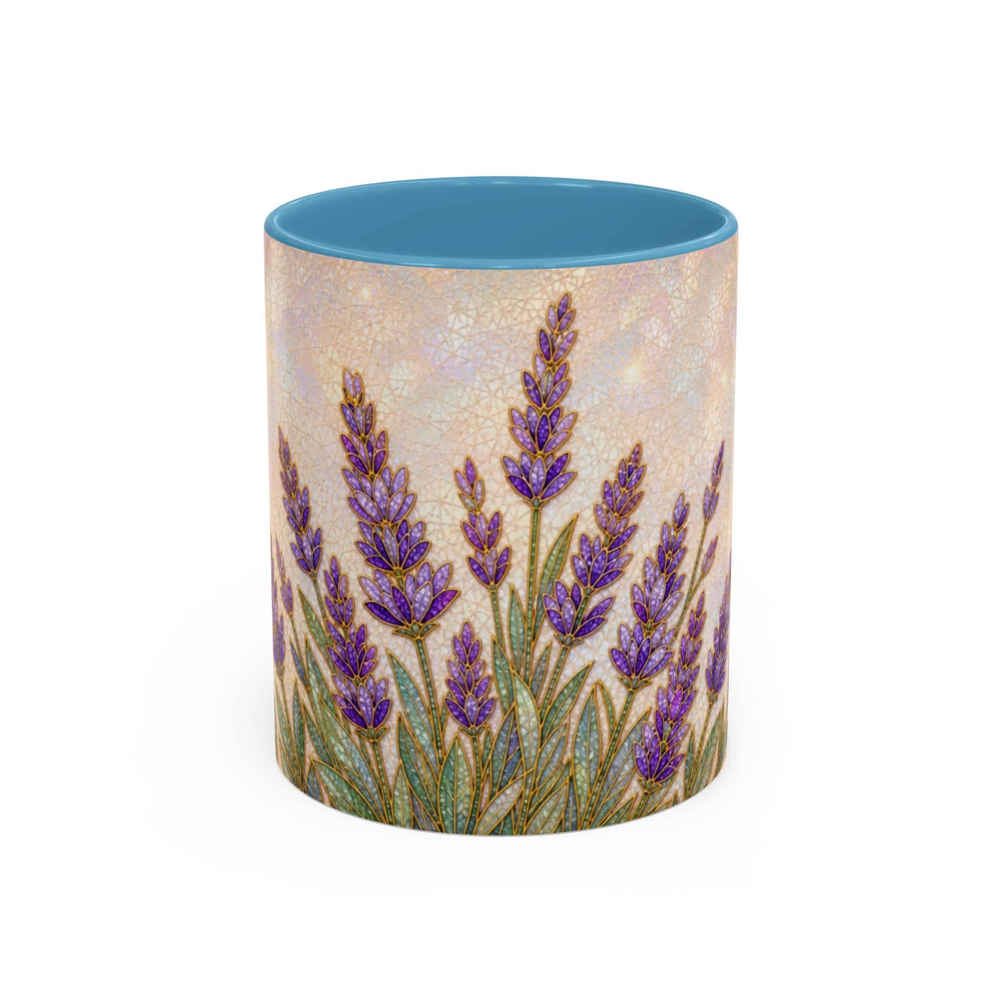 Lavender Field Accent Coffee Mug – Floral 11/15oz Ceramic Gift - Image 49