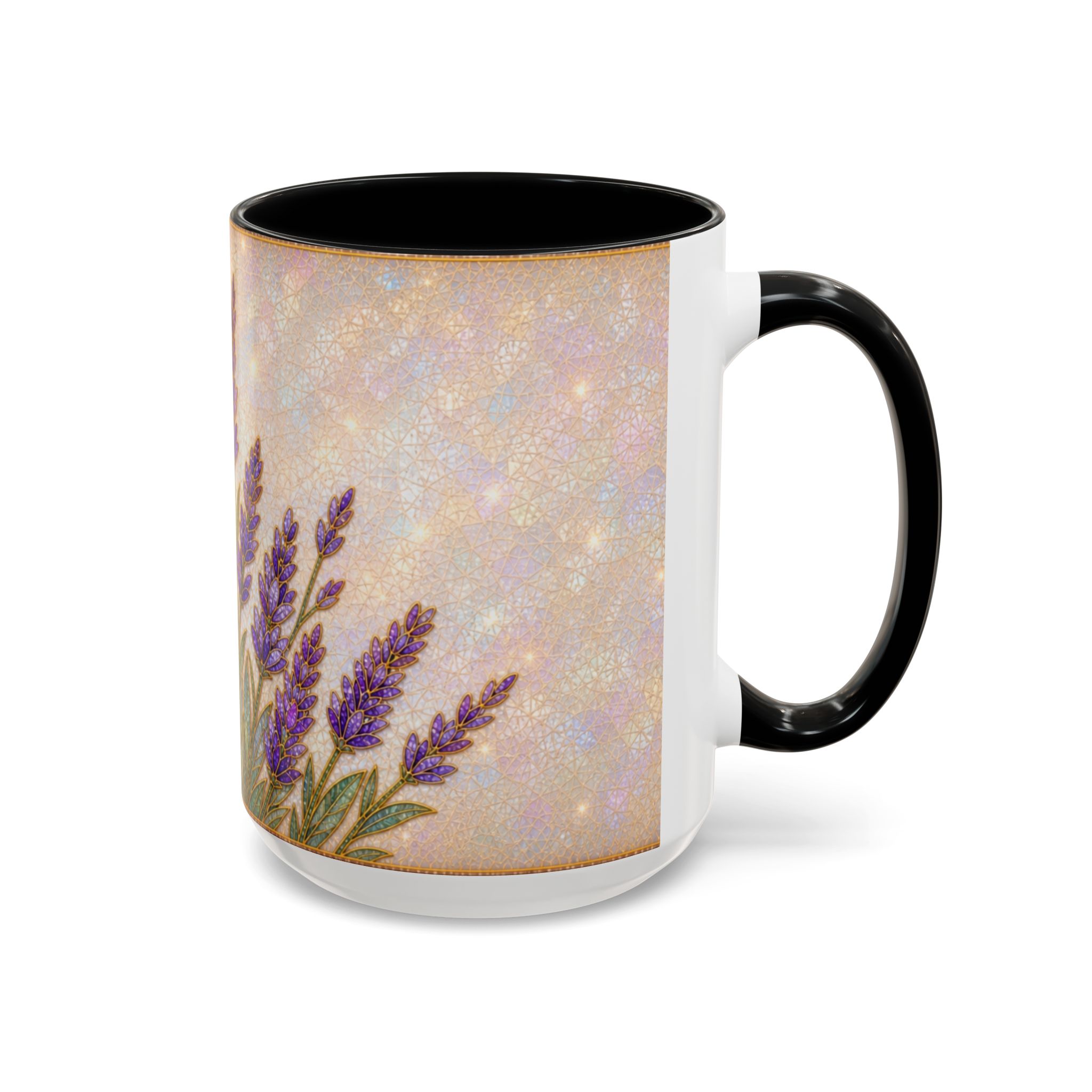Lavender Field Accent Coffee Mug – Floral 11/15oz Ceramic Gift - Image 26