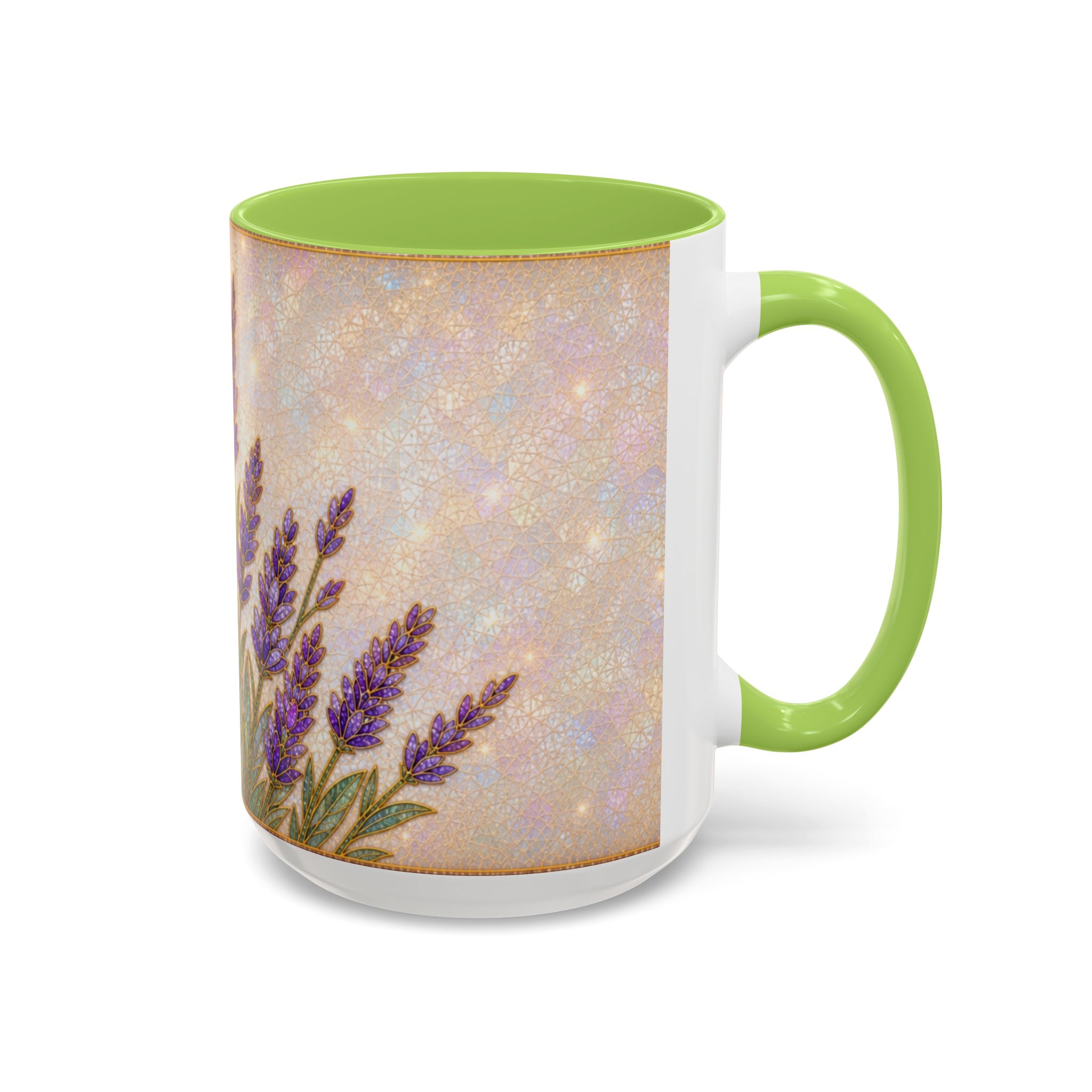 Lavender Field Accent Coffee Mug – Floral 11/15oz Ceramic Gift - Image 110