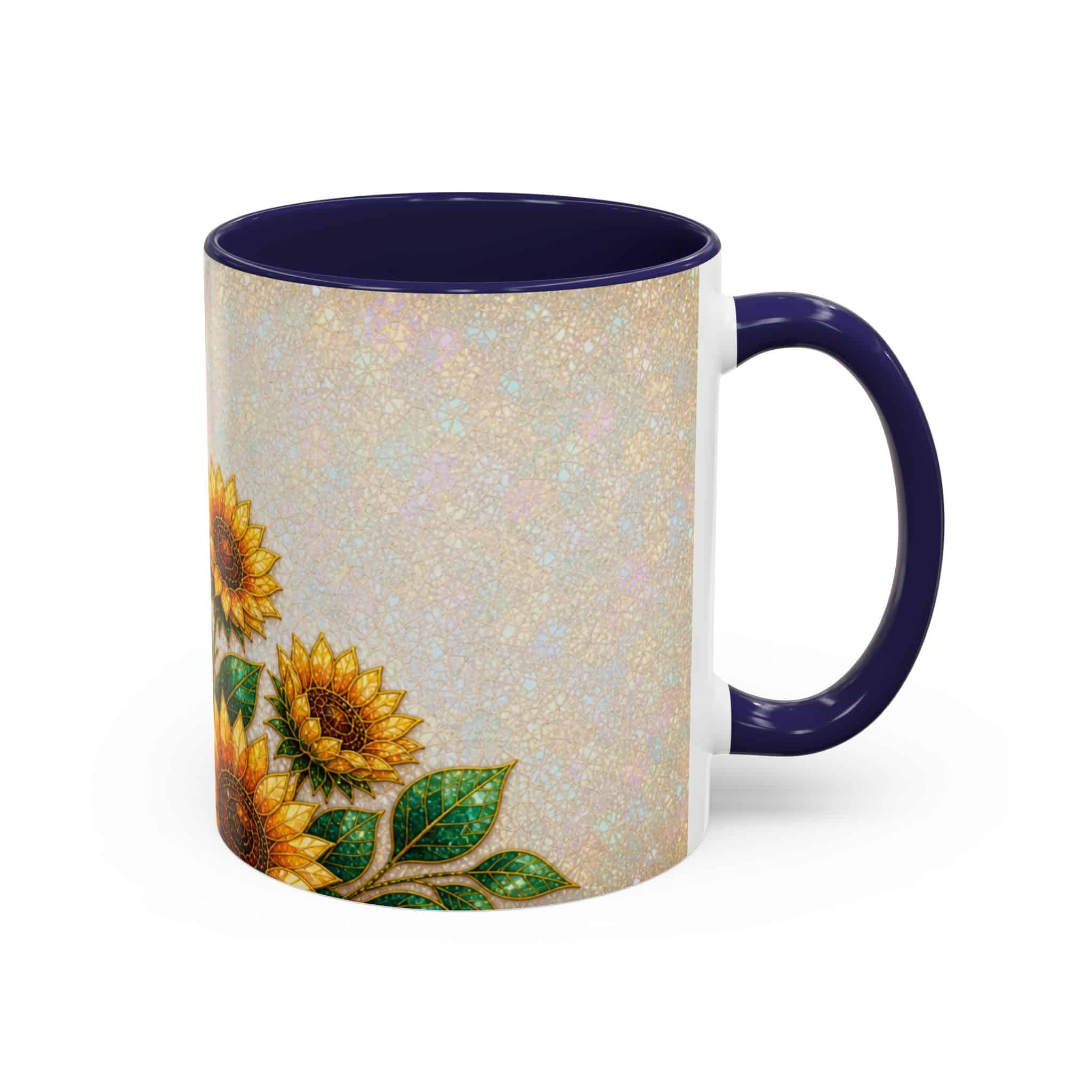 Sunflower Accent Coffee Mug – Floral Kitchen Gift (11/15 oz) - Image 14