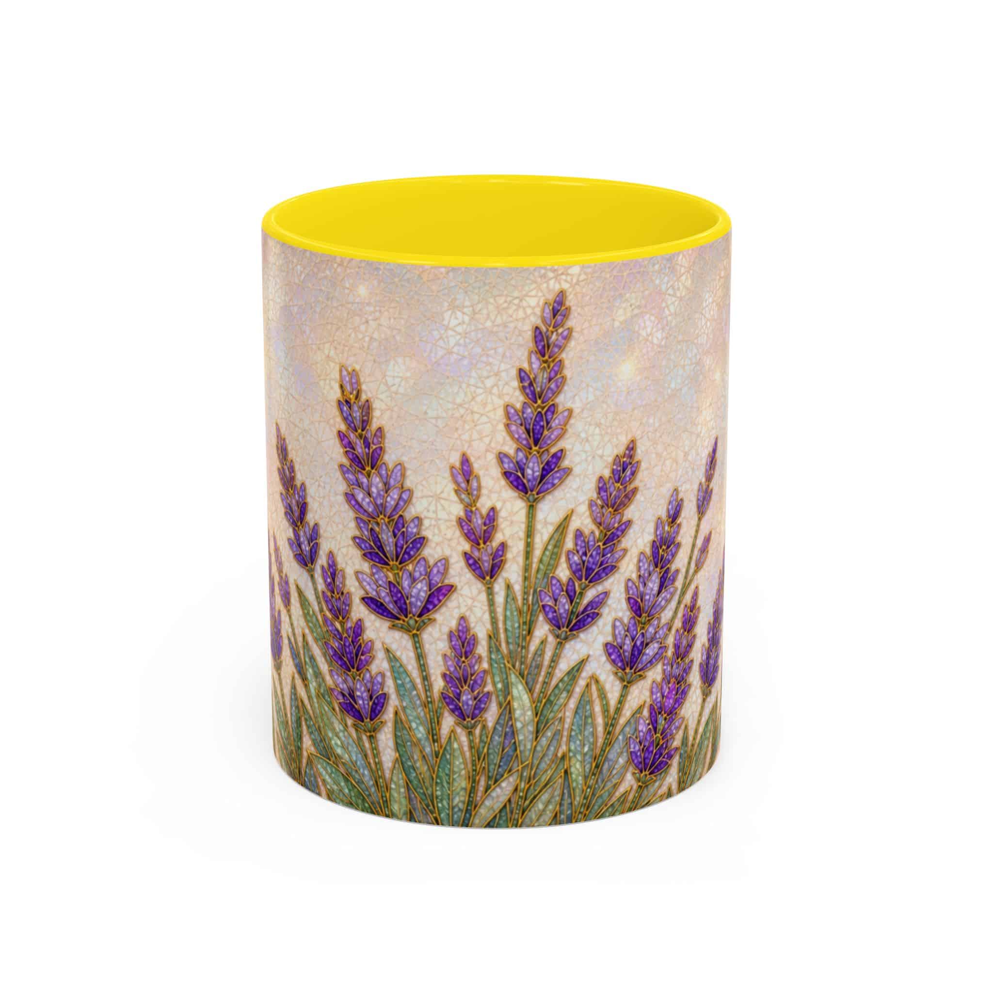 Lavender Field Accent Coffee Mug – Floral 11/15oz Ceramic Gift - Image 67