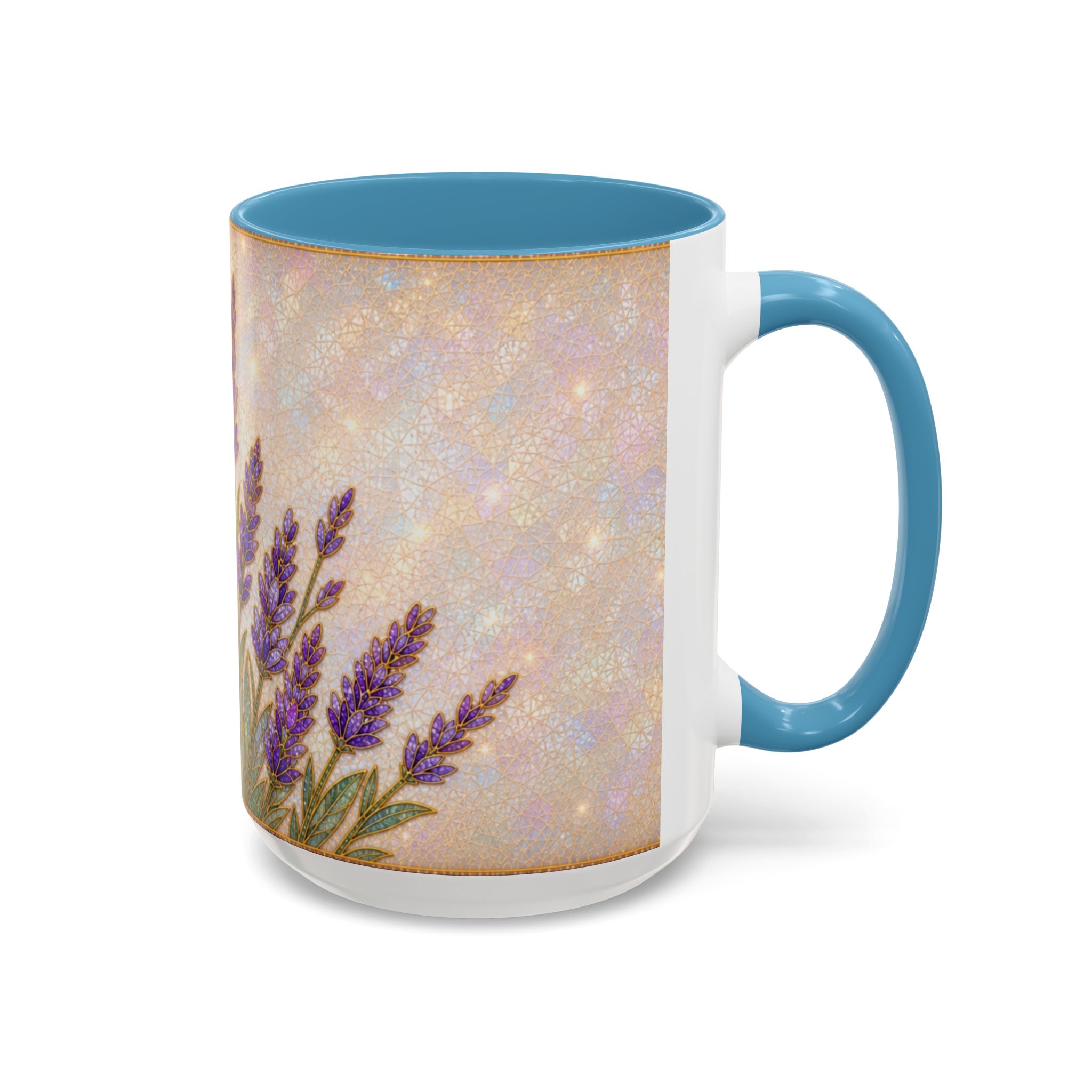 Lavender Field Accent Coffee Mug – Floral 11/15oz Ceramic Gift - Image 56