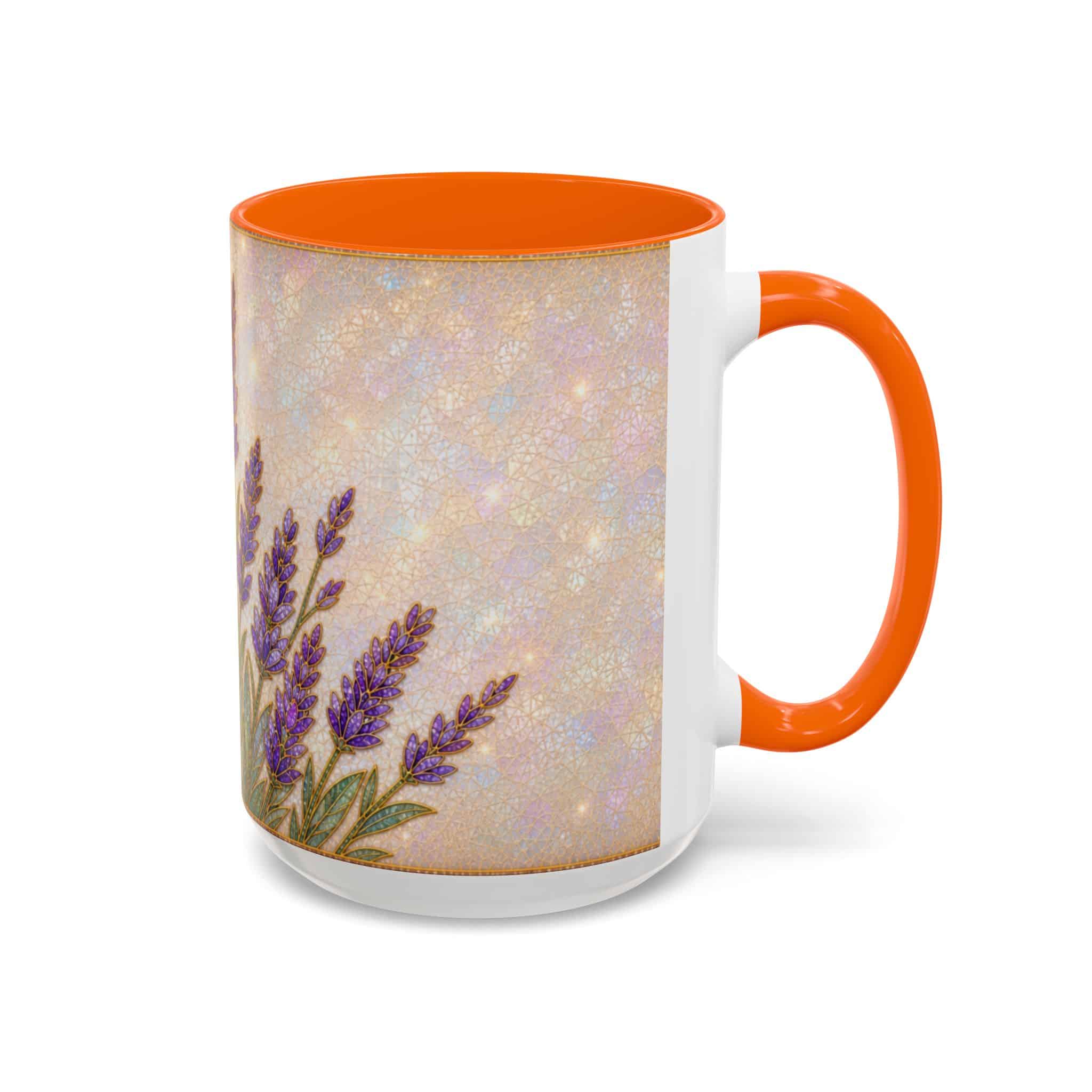 Lavender Field Accent Coffee Mug – Floral 11/15oz Ceramic Gift - Image 74
