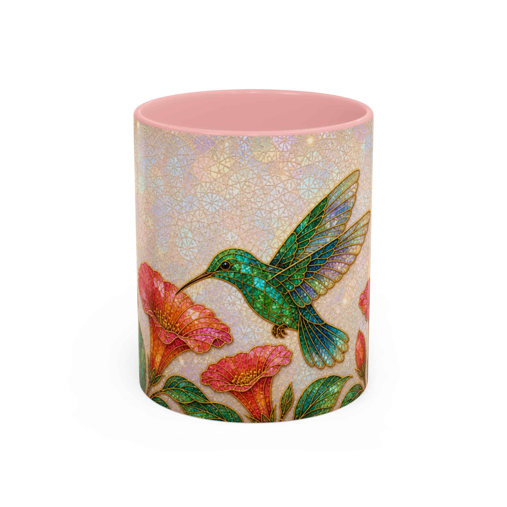 Hummingbird Floral Accent Coffee Mug – 11/15oz Ceramic - Image 19