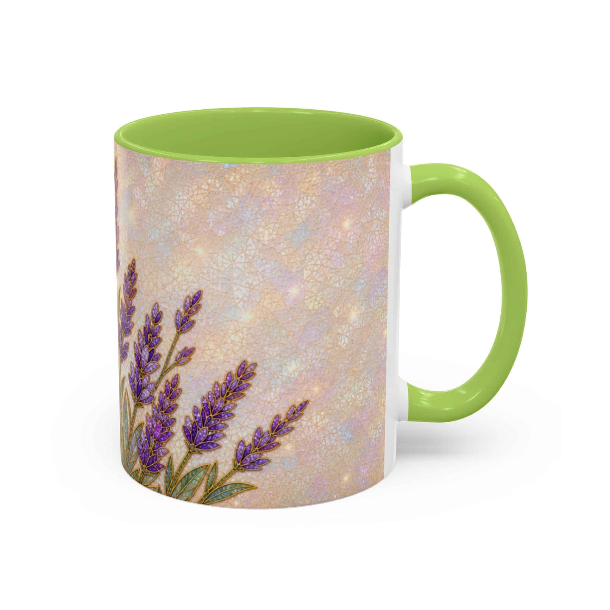 Lavender Field Accent Coffee Mug – Floral 11/15oz Ceramic Gift - Image 86