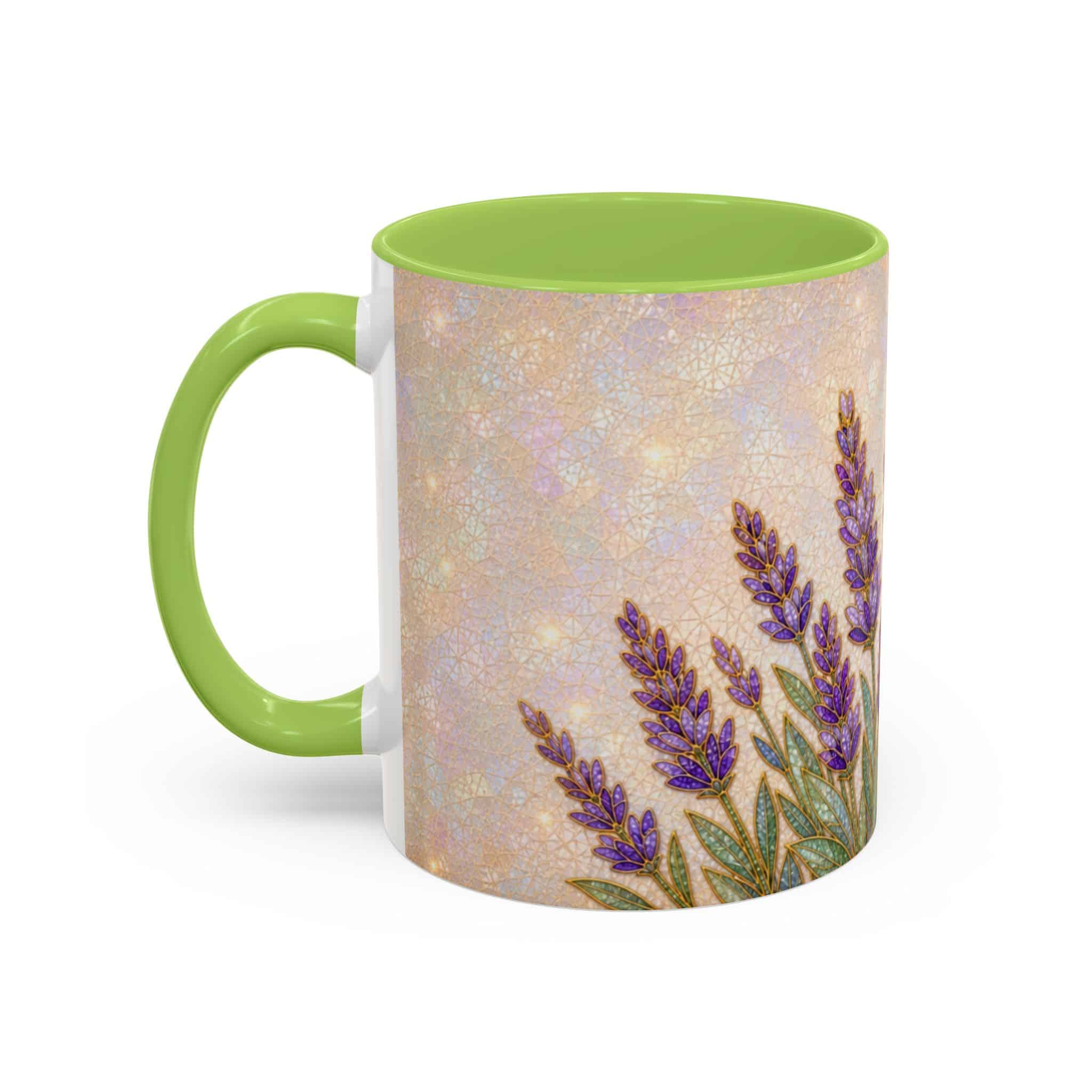 Lavender Field Accent Coffee Mug – Floral 11/15oz Ceramic Gift - Image 87