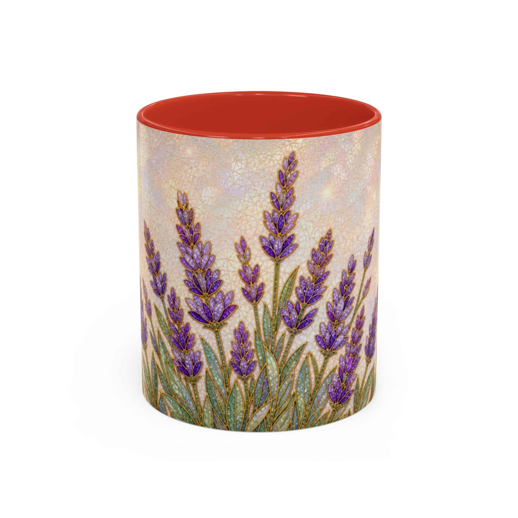 Lavender Field Accent Coffee Mug – Floral 11/15oz Ceramic Gift - Image 19