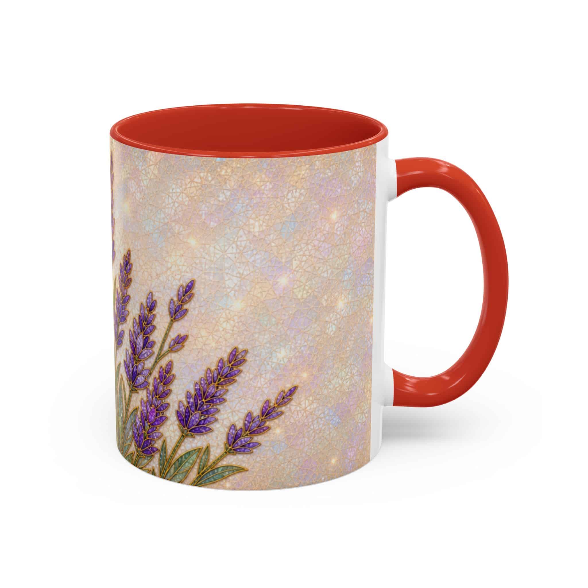 Lavender Field Accent Coffee Mug – Floral 11/15oz Ceramic Gift - Image 20