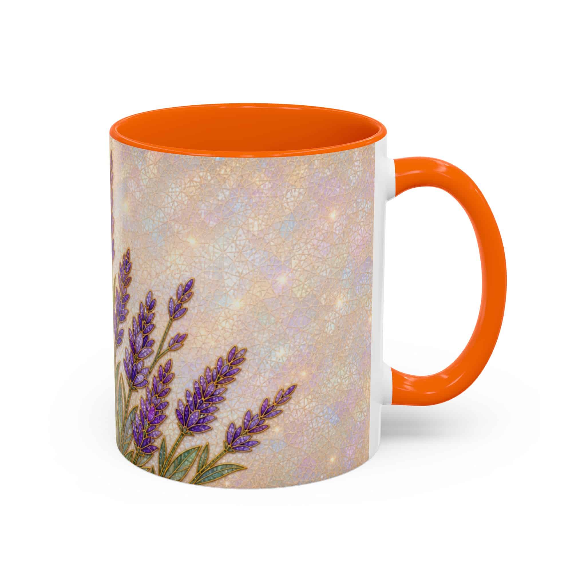 Lavender Field Accent Coffee Mug – Floral 11/15oz Ceramic Gift - Image 62