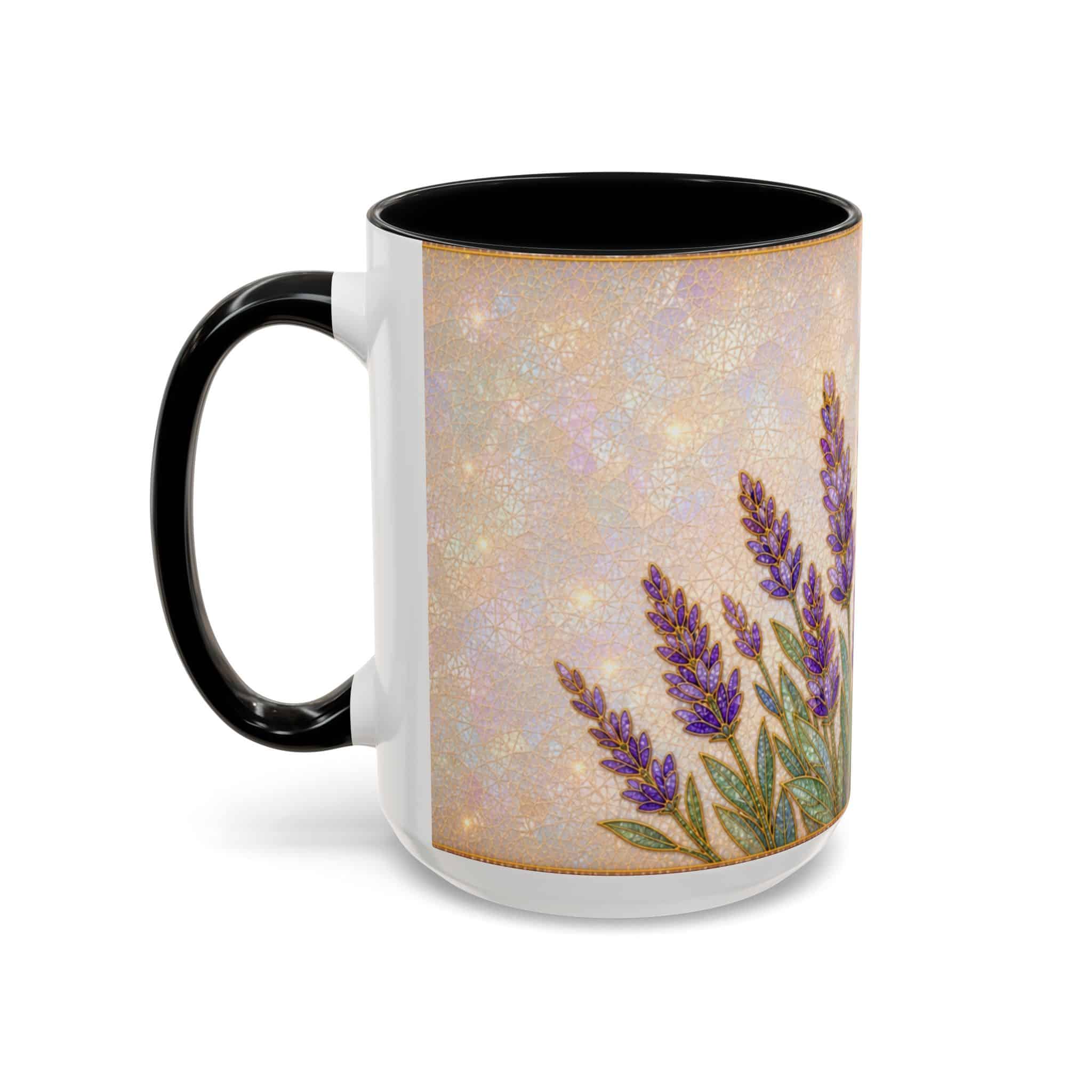 Lavender Field Accent Coffee Mug – Floral 11/15oz Ceramic Gift - Image 27