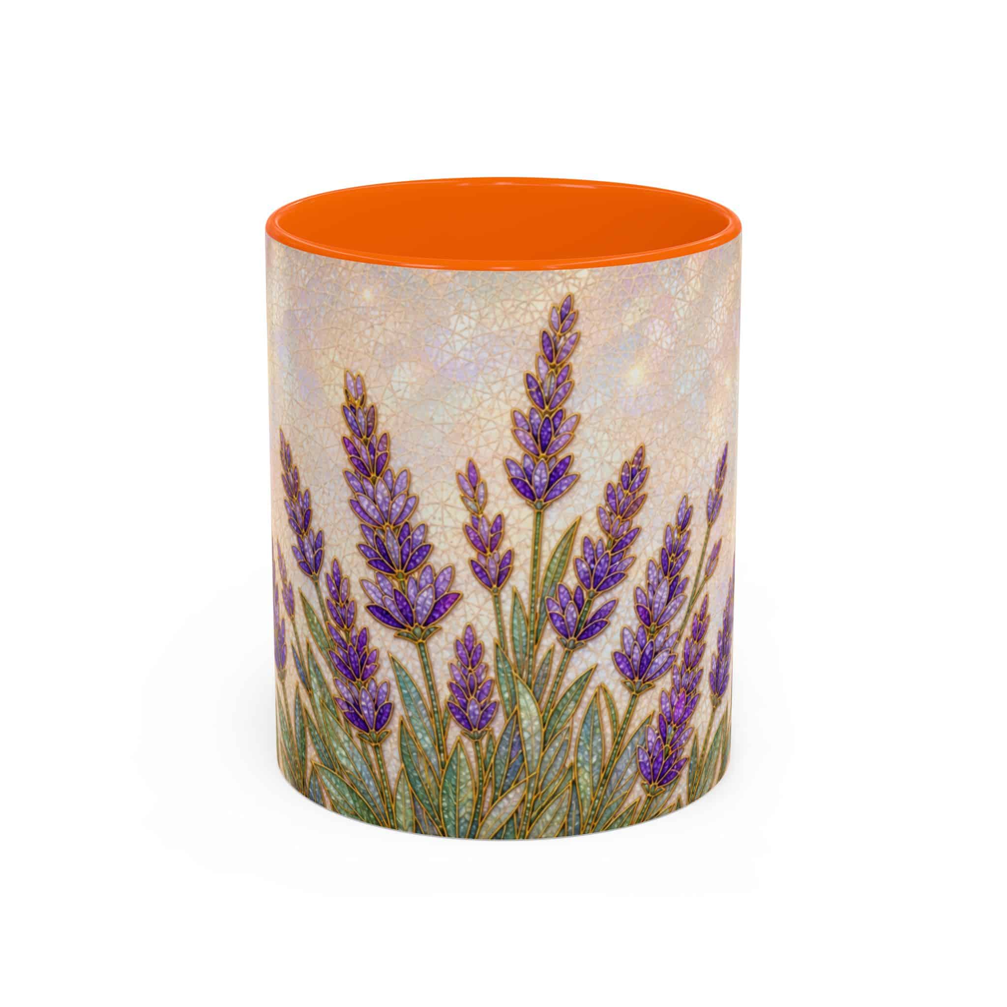 Lavender Field Accent Coffee Mug – Floral 11/15oz Ceramic Gift - Image 61