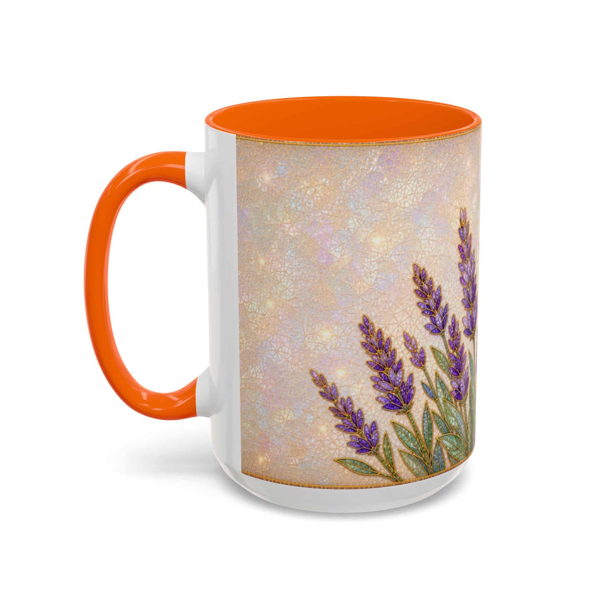 Lavender Field Accent Coffee Mug – Floral 11/15oz Ceramic Gift - Image 75