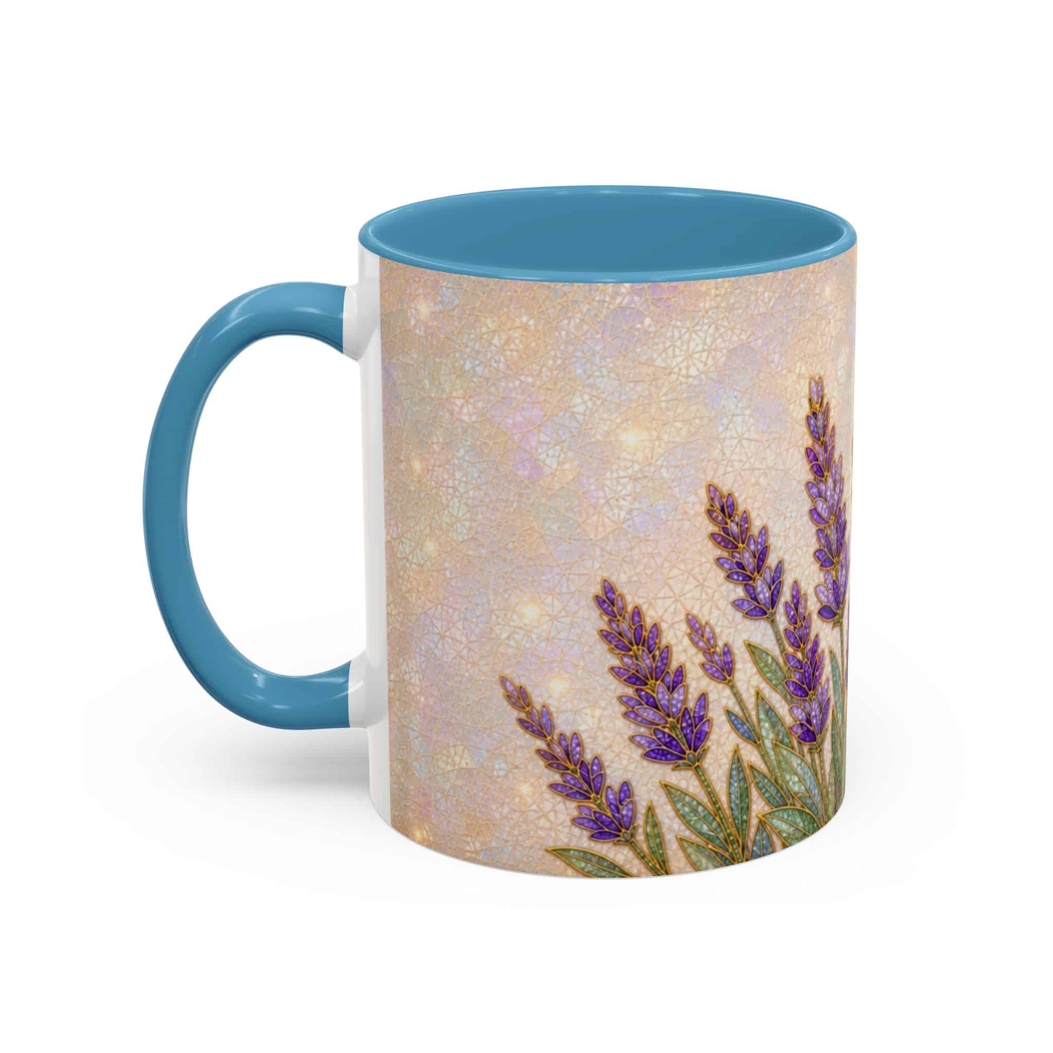 Lavender Field Accent Coffee Mug – Floral 11/15oz Ceramic Gift - Image 51
