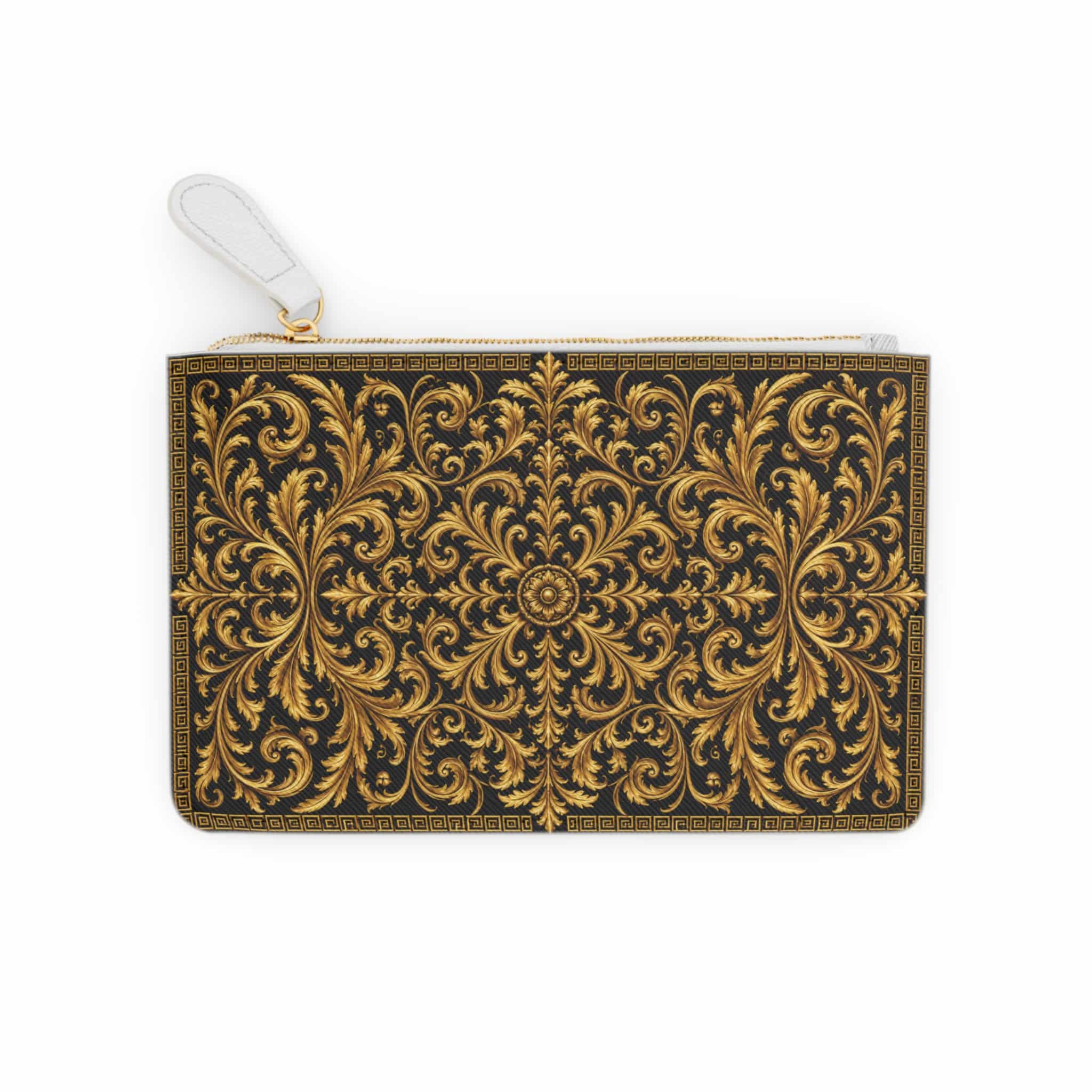 Mini Clutch Bag — Baroque Gold Lion Medallion Wristlet - Image 2
