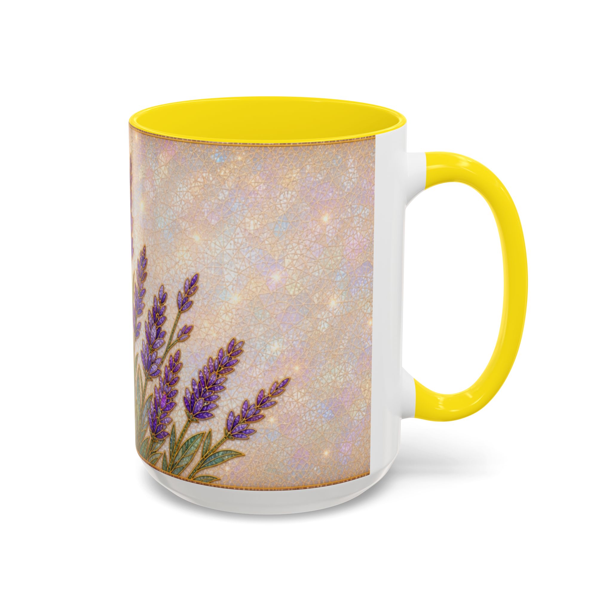 Lavender Field Accent Coffee Mug – Floral 11/15oz Ceramic Gift - Image 80