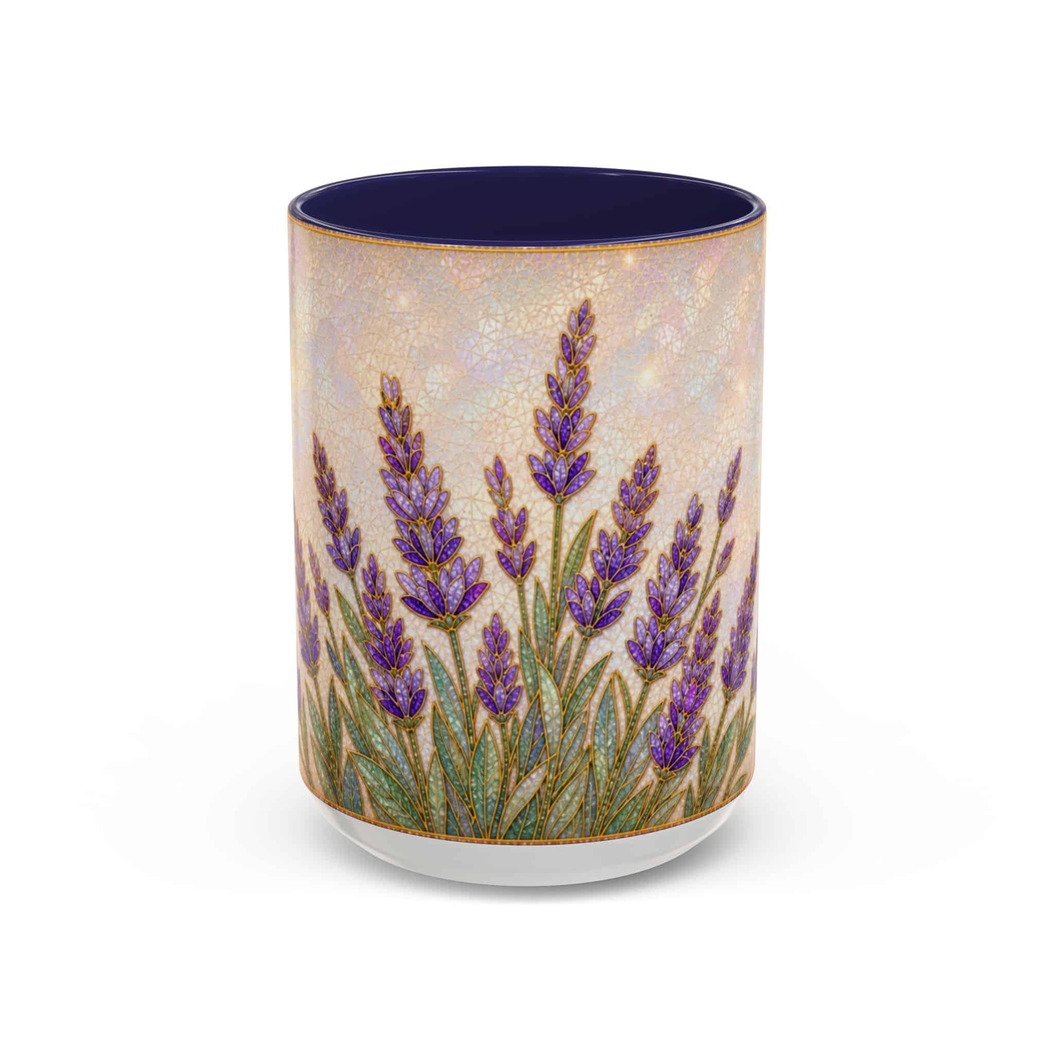 Lavender Field Accent Coffee Mug – Floral 11/15oz Ceramic Gift - Image 31