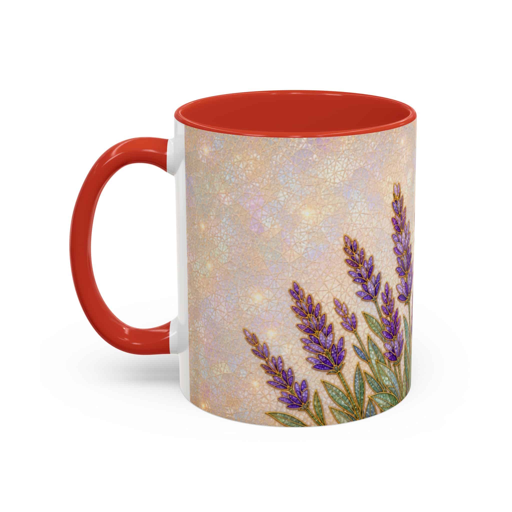 Lavender Field Accent Coffee Mug – Floral 11/15oz Ceramic Gift - Image 21