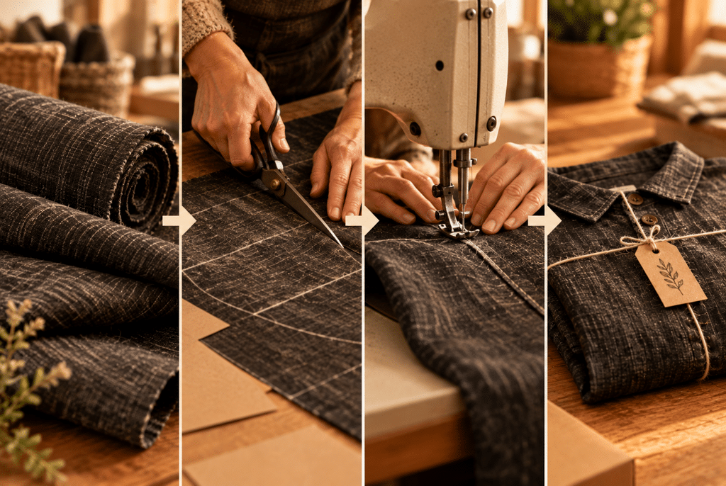 How Long Does Made-to-Order Clothing Actually Take to Ship 1 Garment being produced after an order is placed for made-to-order clothing