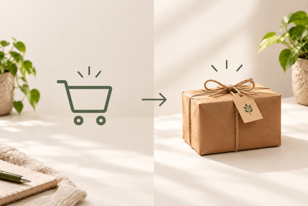 How Long Does Made-to-Order Clothing Actually Take to Ship 7 Shopper checking estimated ship date before buying made-to-order clothing