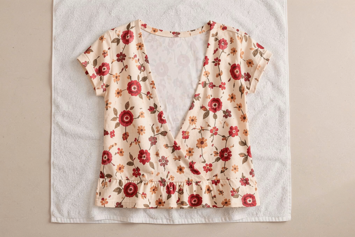 Air Drying Printed Cotton Jersey Clothing Air drying printed cotton jersey clothing to preserve the print