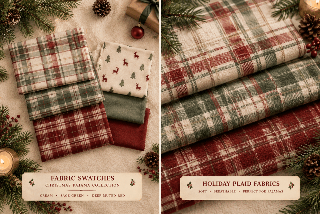 Mommy and Me Christmas Pajama Outfits That Actually Match 2 Modern neutral-toned Christmas pajama alternative for mommy and me