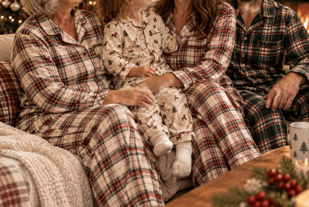 Mommy and Me Christmas Pajama Outfits That Actually Match 5 Christmas pajamas folded and stored properly between holiday seasons