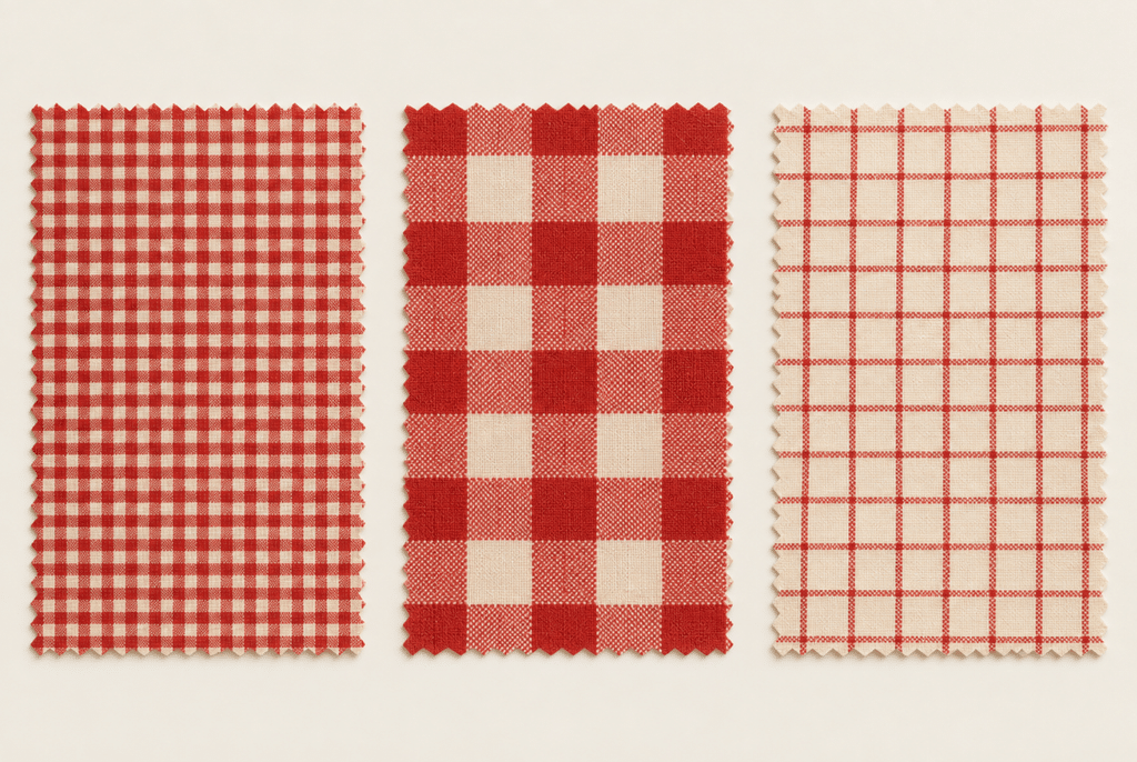 What Is a Gingham Print Meaning, History, and How to Style It 5 Crisp gingham checked fabric after washing