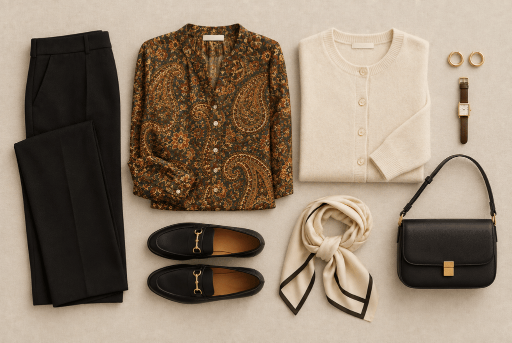What Is a Paisley Print Origin, Meaning, and How to Style It Today 5 Everyday outfit styled with a paisley print piece
