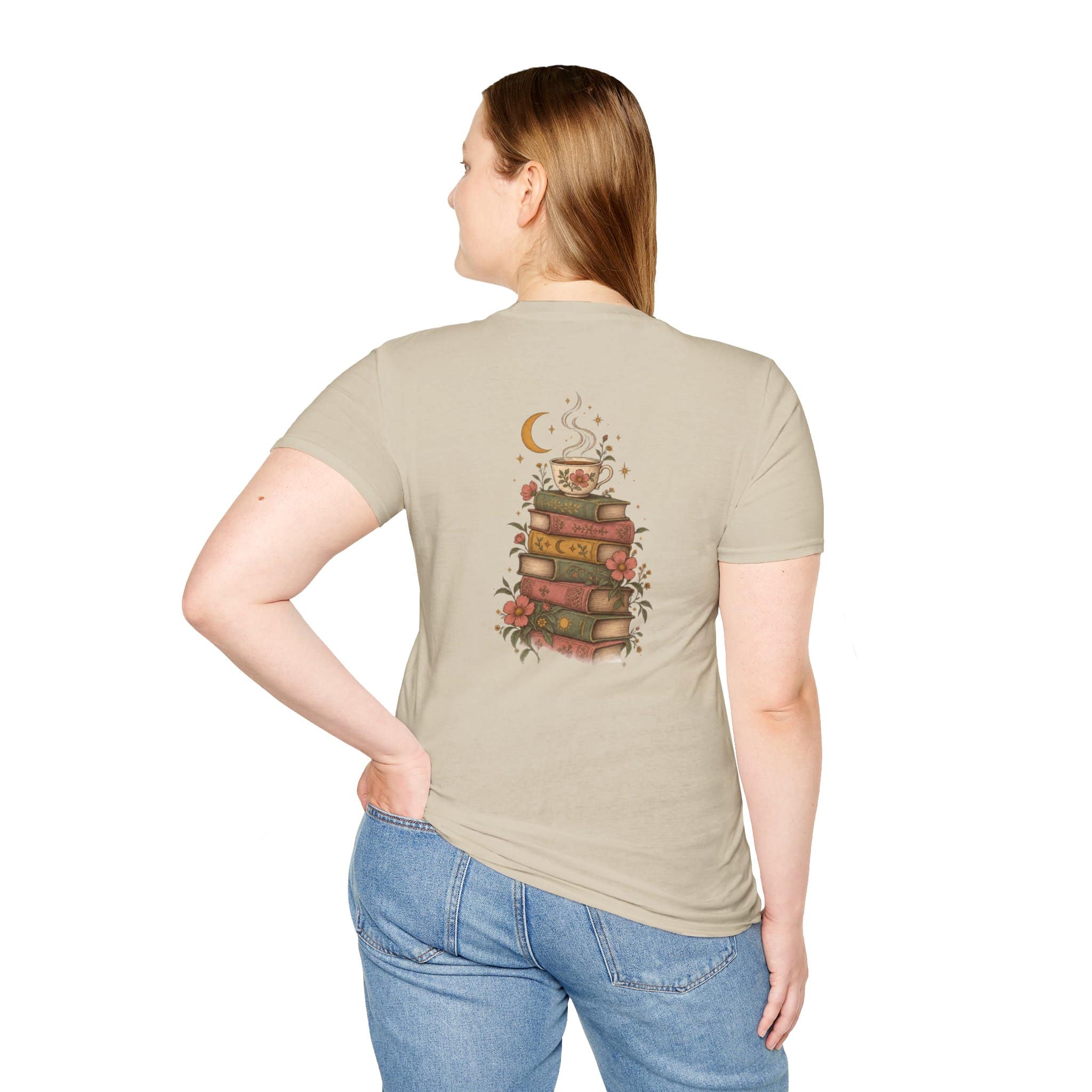 Just One More Chapter Unisex Softstyle T-Shirt - Book Lover Graphic Tee - Image 13