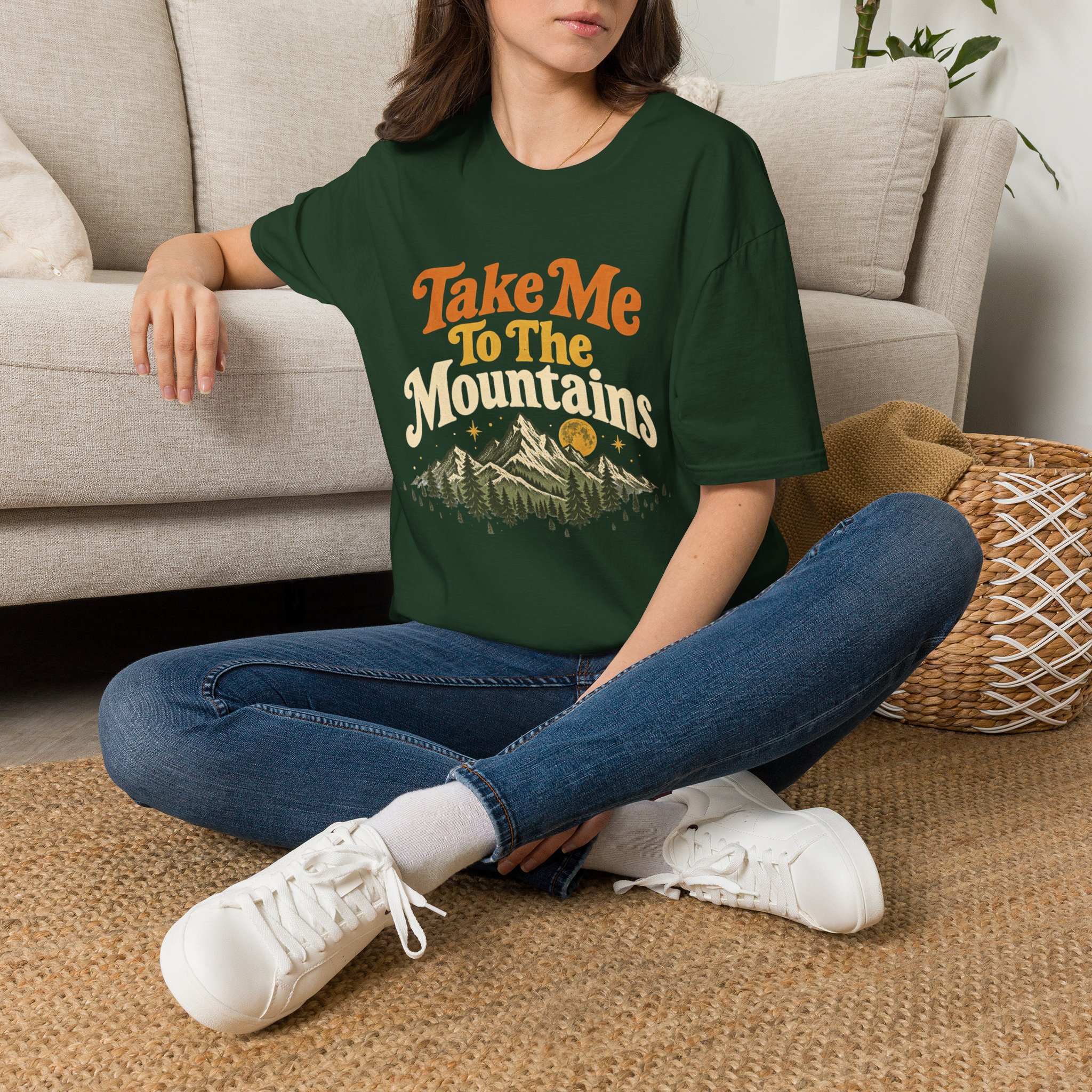 Take Me To The Mountains Unisex Softstyle T-Shirt | Vintage Outdoor Graphic Tee - Image 29