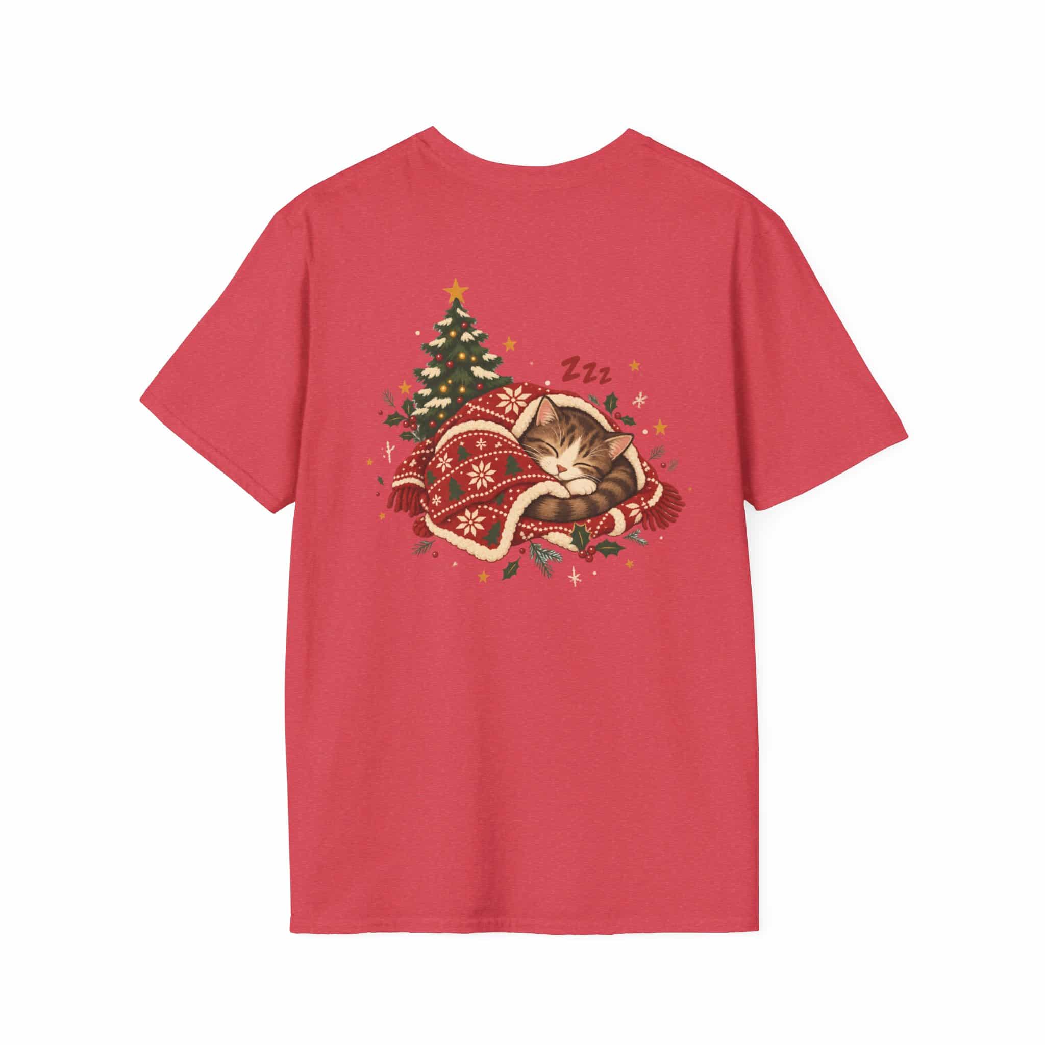 Most Likely To Nap Through Christmas Unisex Softstyle T-Shirt | Funny Holiday Graphic Tee - Image 59