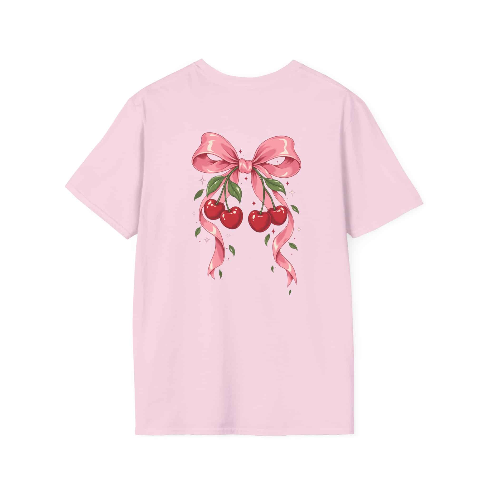Cherry Pop Unisex Softstyle T-Shirt - Retro Cherry Graphic Tee - Image 27