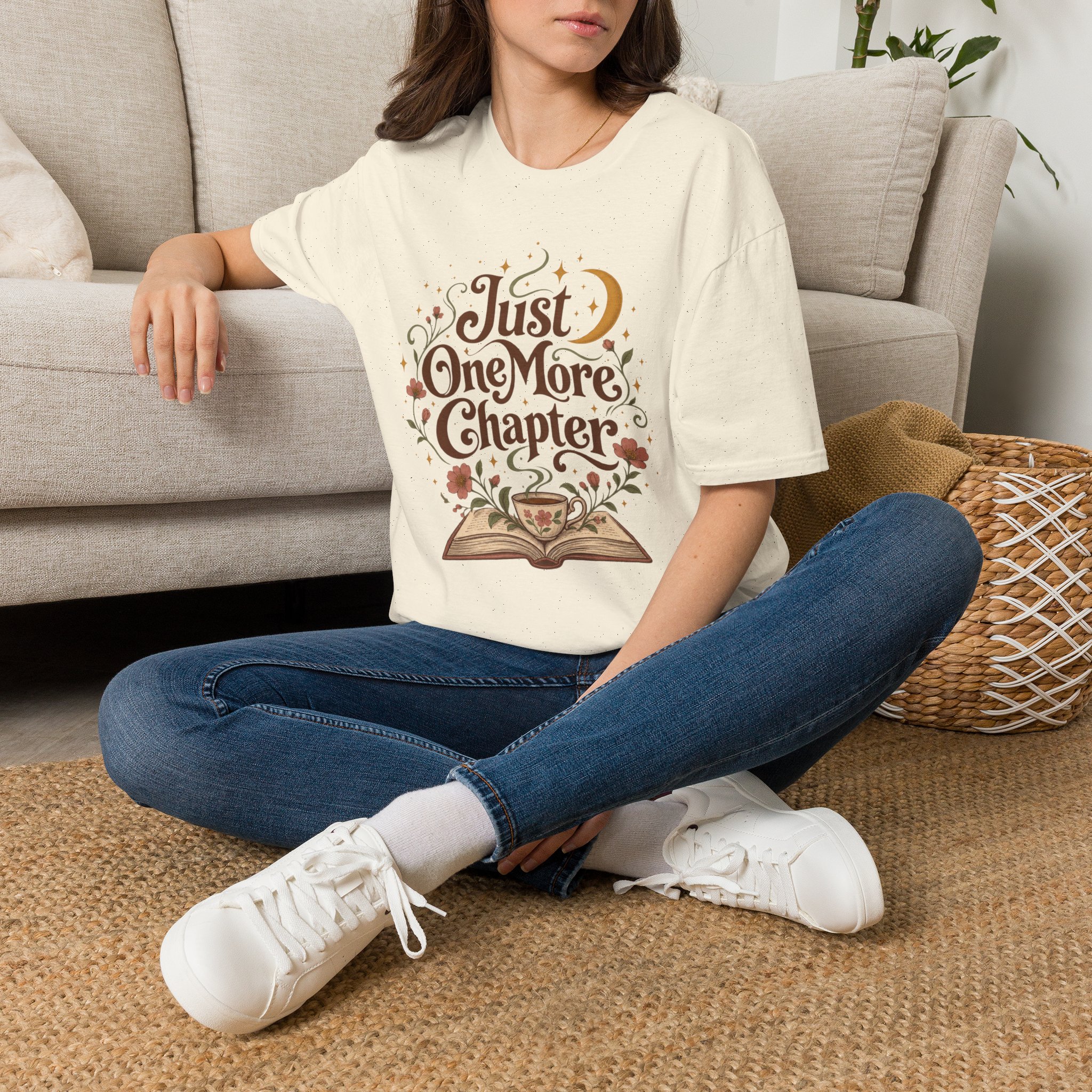 Just One More Chapter Unisex Softstyle T-Shirt - Book Lover Graphic Tee - Image 15