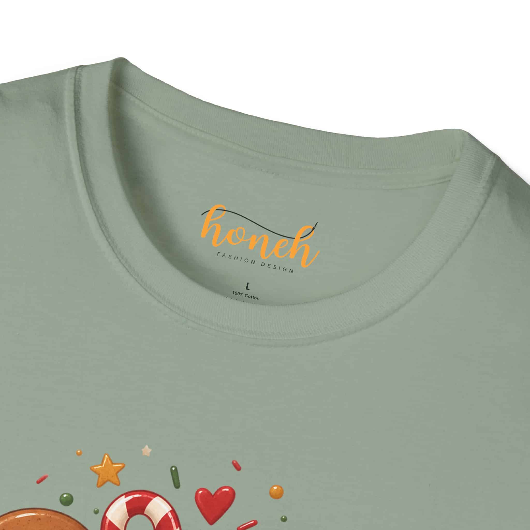 Gingerbread Gang Unisex Softstyle T-Shirt - Cute Gingerbread Christmas Graphic Tee - Image 18