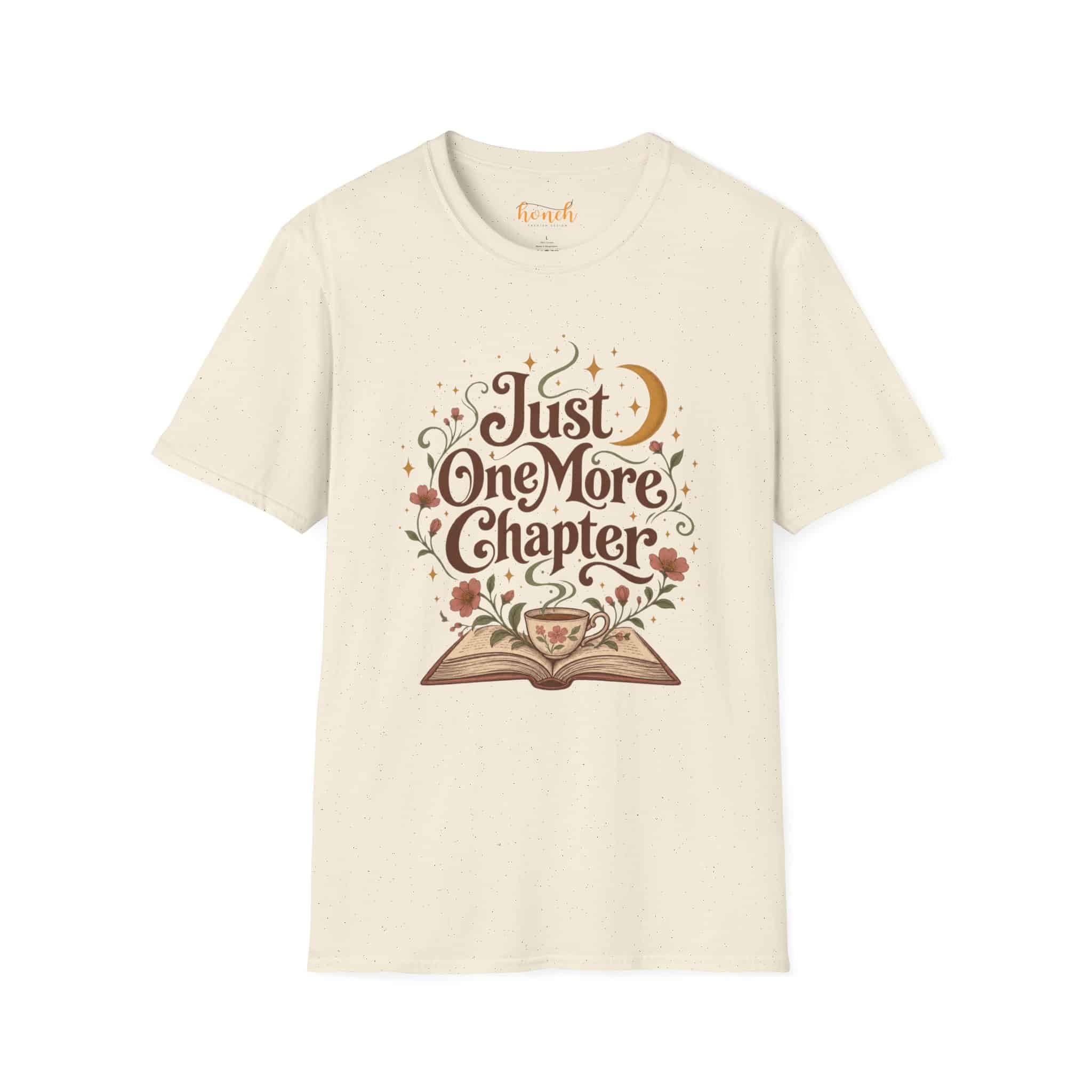 Just One More Chapter Unisex Softstyle T-Shirt - Book Lover Graphic Tee - Image 16