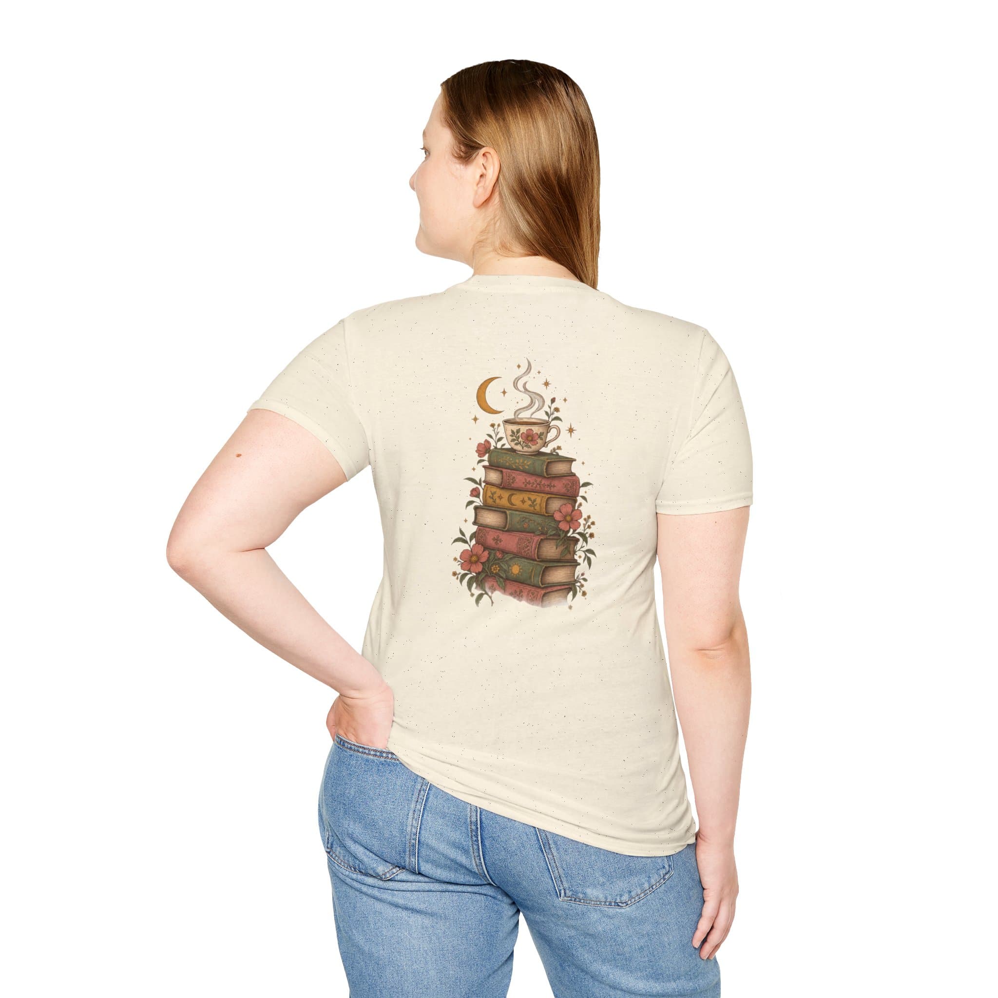Just One More Chapter Unisex Softstyle T-Shirt - Book Lover Graphic Tee - Image 20