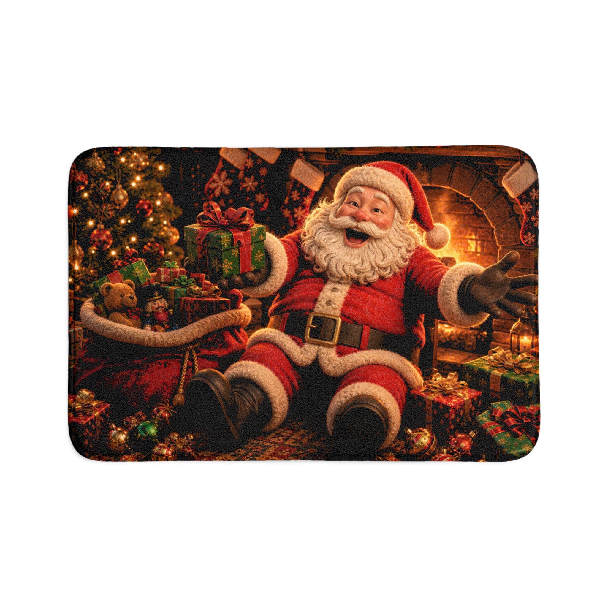 Christmas Elf Bath Mat Set - Festive 3‑Piece Holiday Bathroom Rugs - Image 4