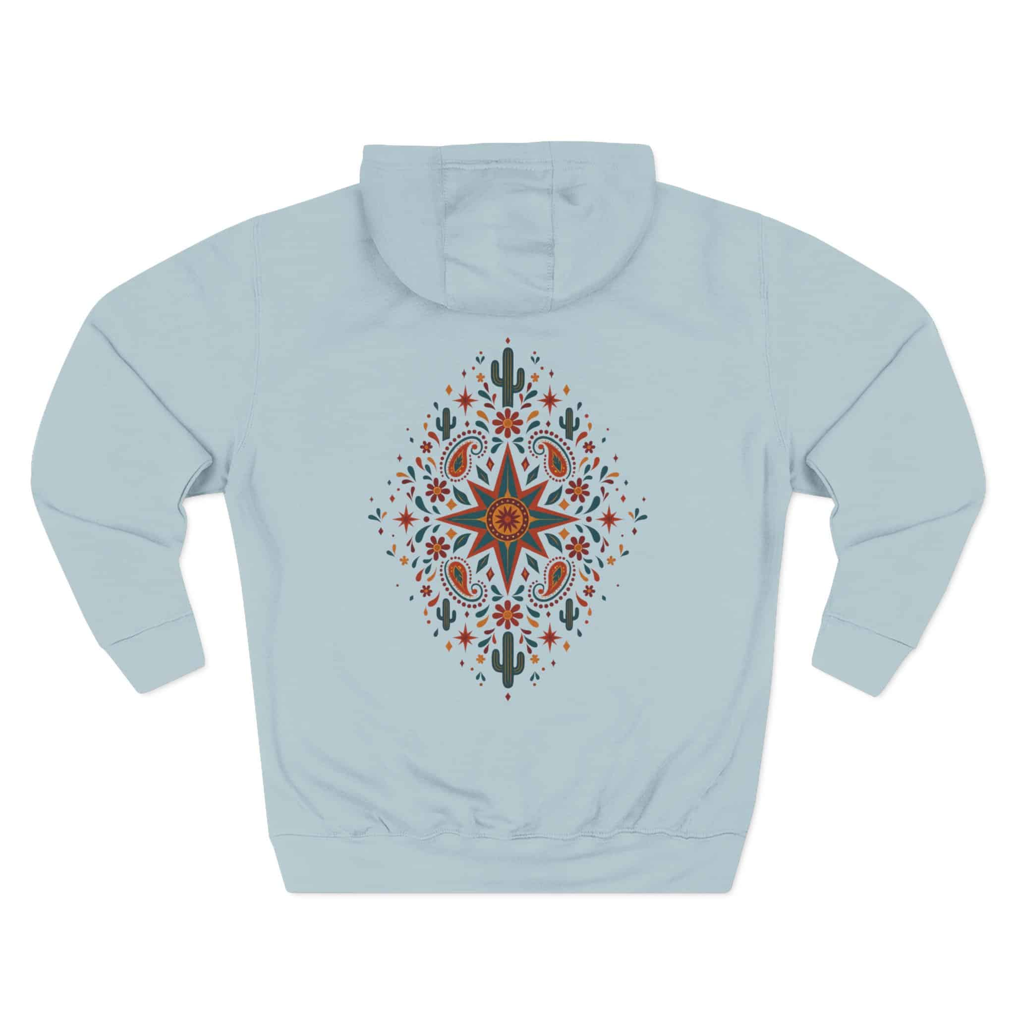 Western Desert Cowgirl Hoodie - Cowboy Boots Cactus Bandana Paisley Boho Hoodie - Image 29