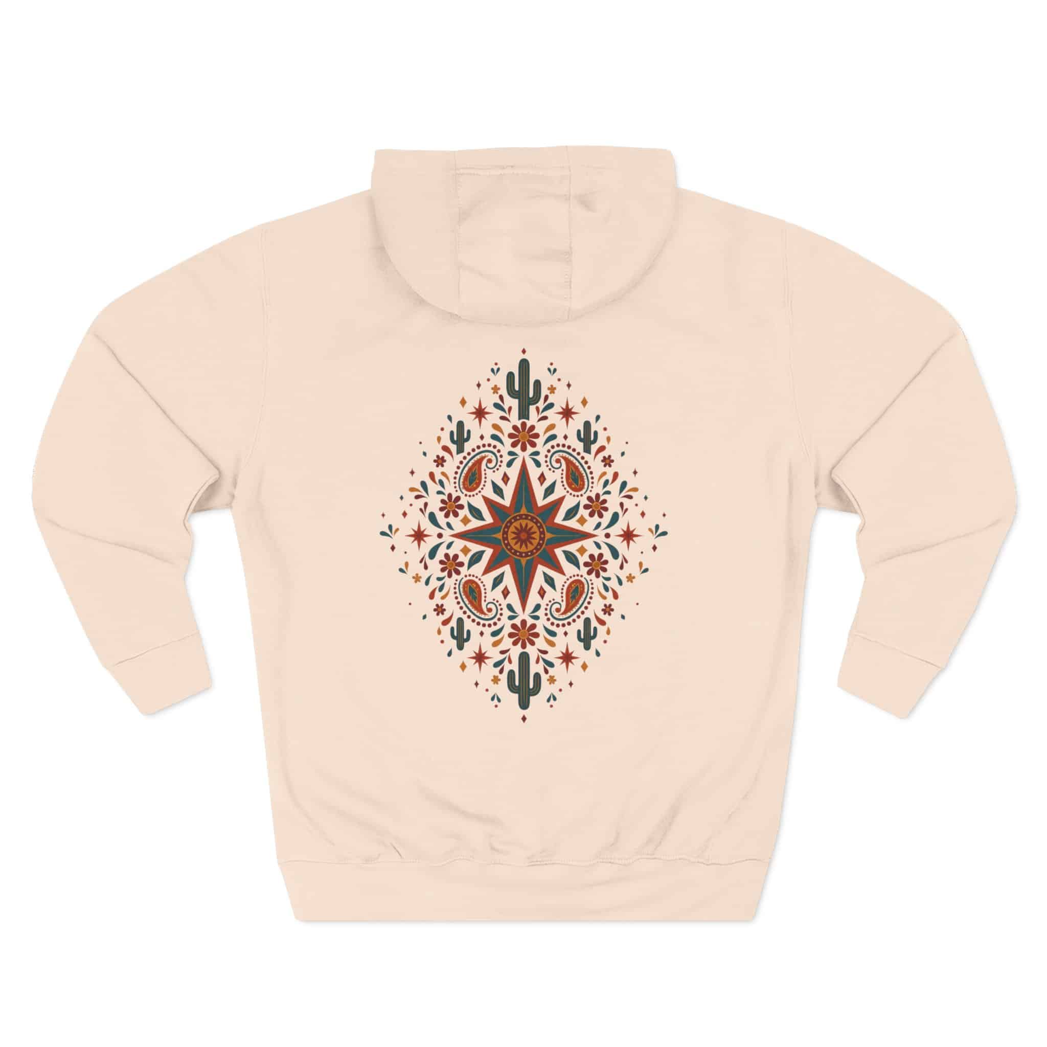 Western Desert Cowgirl Hoodie - Cowboy Boots Cactus Bandana Paisley Boho Hoodie - Image 19