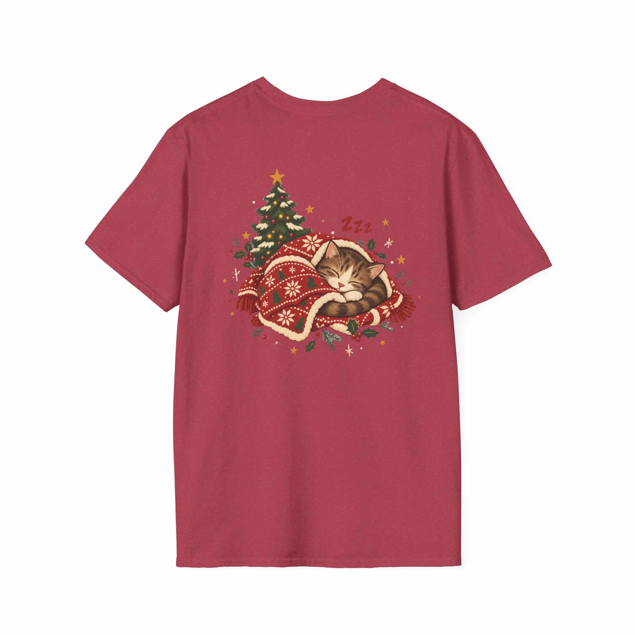 Most Likely To Nap Through Christmas Unisex Softstyle T-Shirt | Funny Holiday Graphic Tee - Image 66